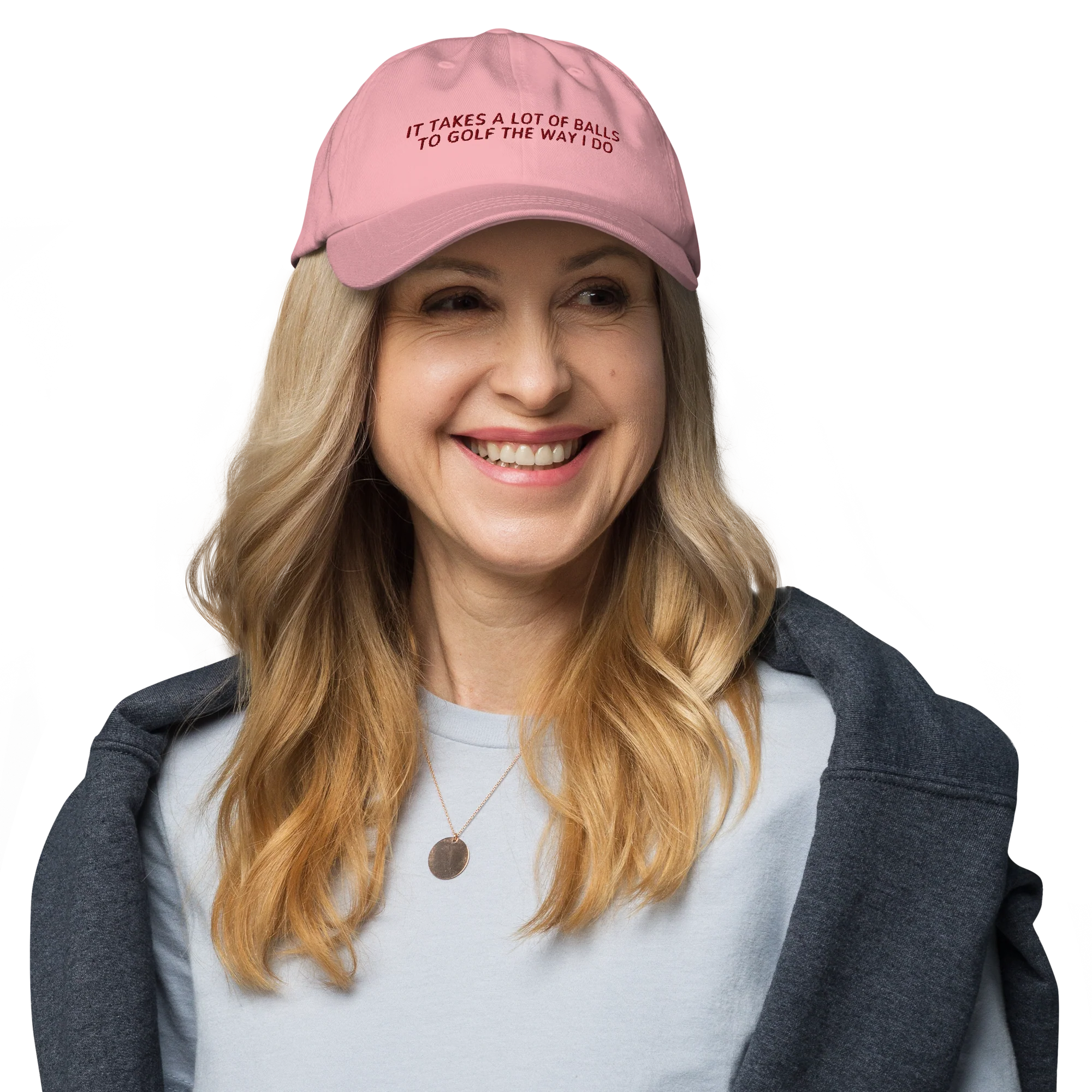 It Takes a Lot of Balls Funny Golf Embroidered Cap - Image 6