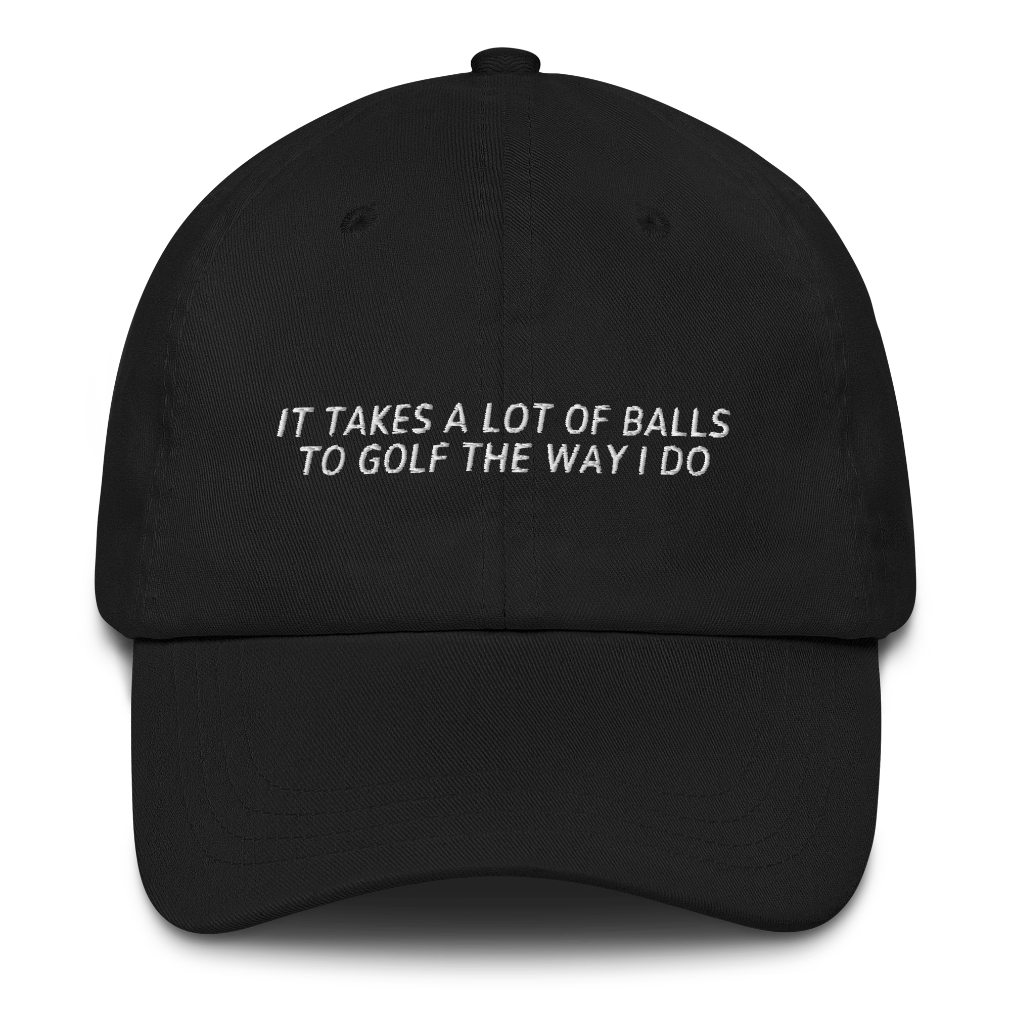 It Takes a Lot of Balls Funny Golf Embroidered Cap - Image 9