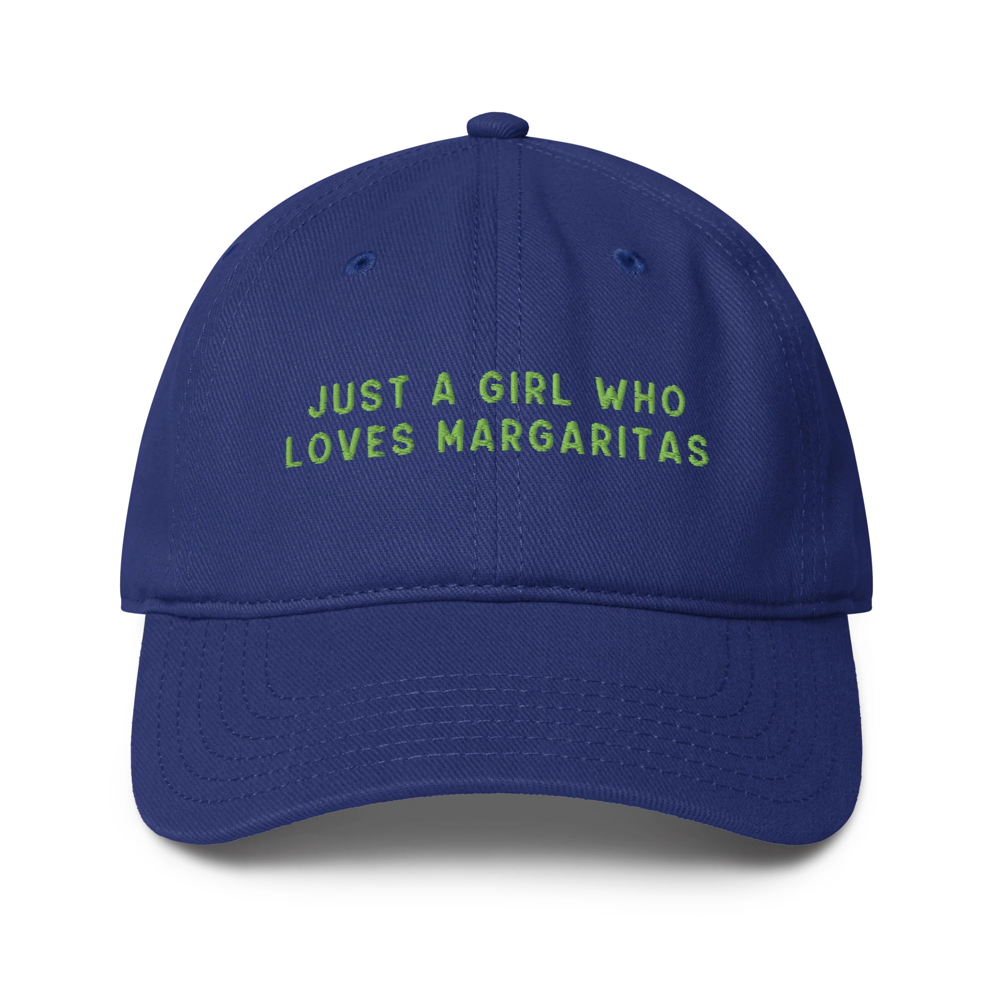 Just A Girl Who Loves Margaritas Embroidered Baseball Cap - Image 2