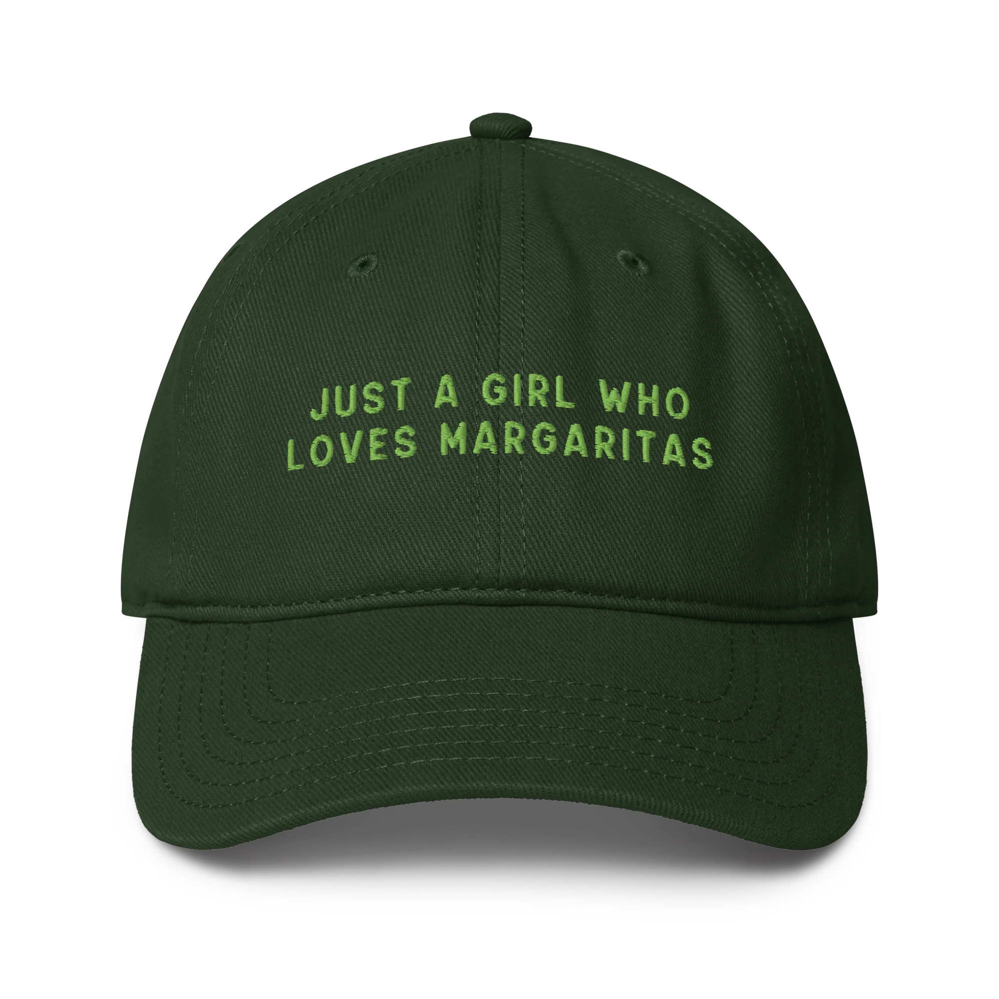 Just A Girl Who Loves Margaritas Embroidered Baseball Cap - Image 4