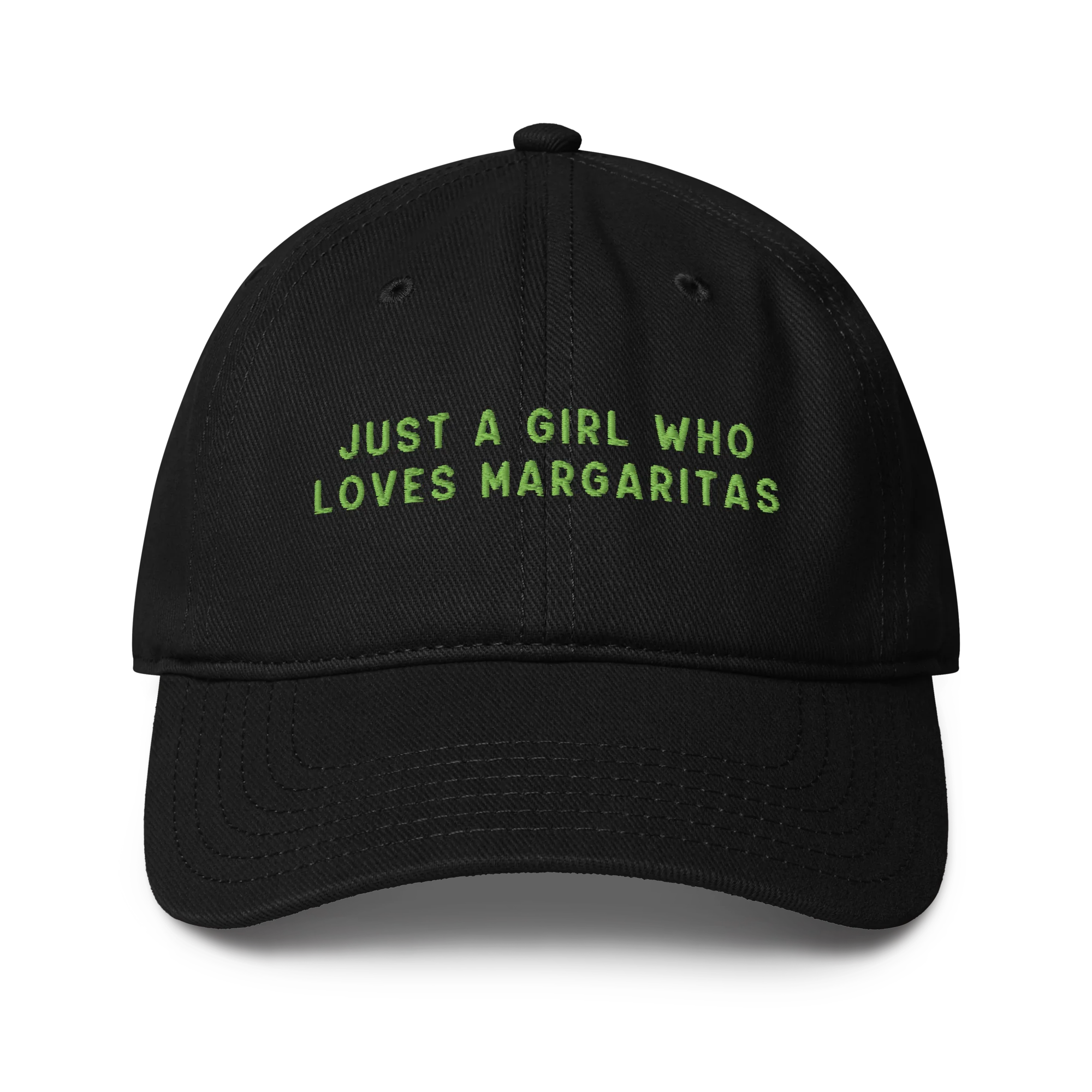 Just A Girl Who Loves Margaritas Embroidered Baseball Cap - Image 8