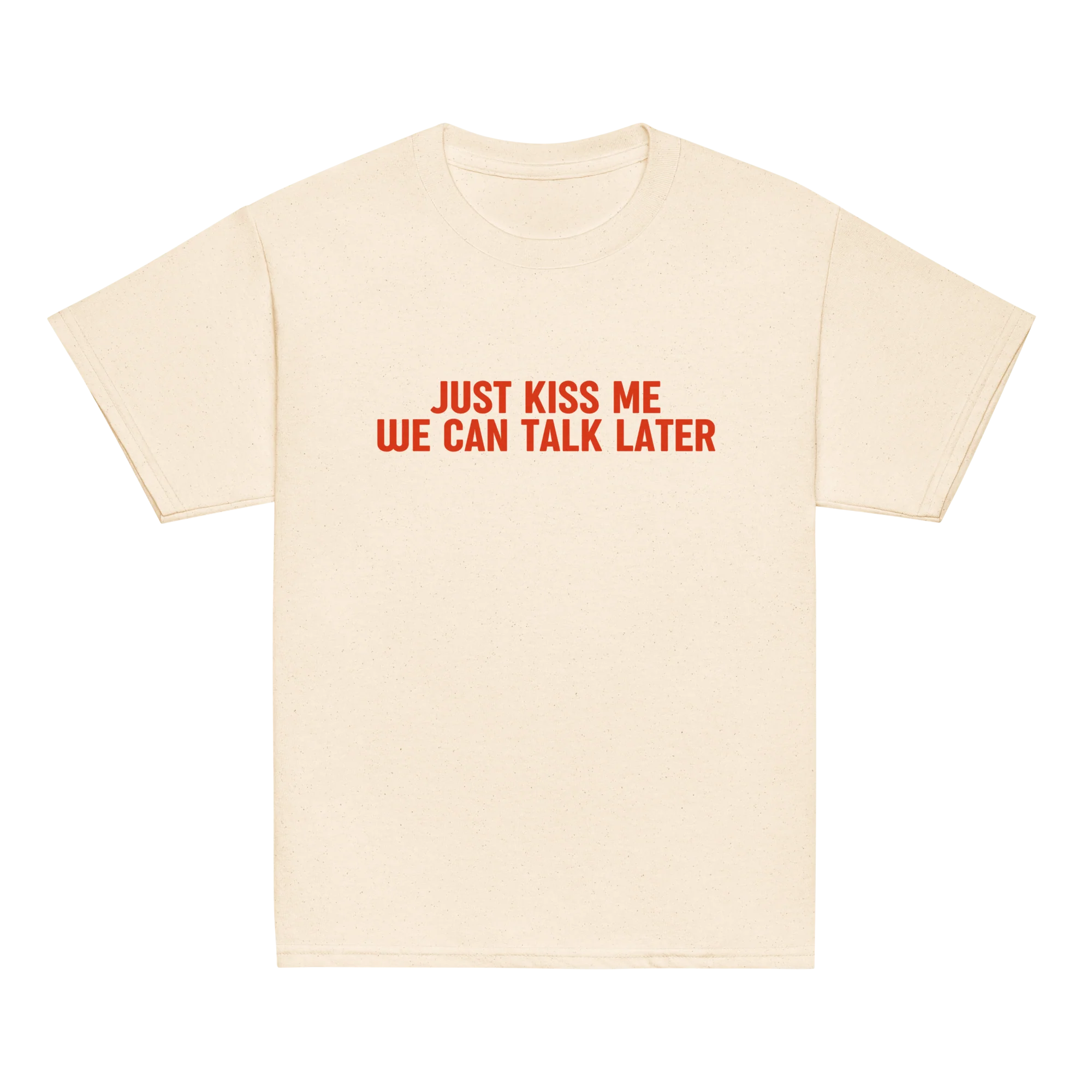 Just Kiss Me We Can Talk Later Baby Tee - Image 6