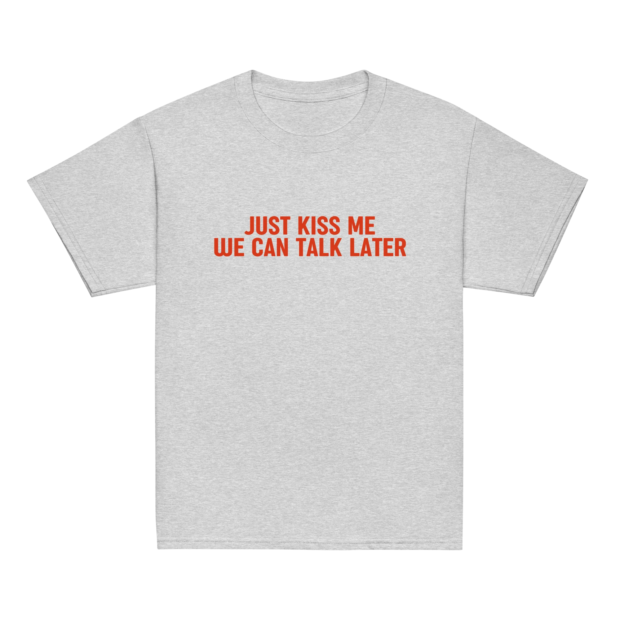Just Kiss Me We Can Talk Later Baby Tee - Image 8