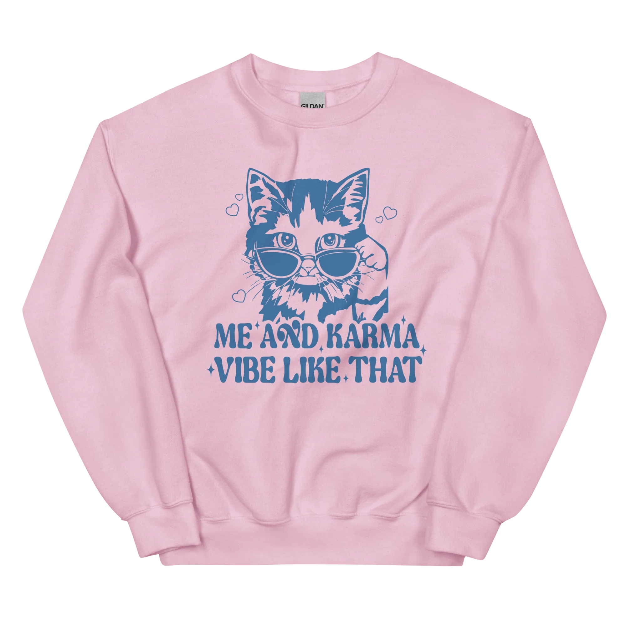 Karma Cat Vibe Like That Crewneck Sweatshirt - Image 6
