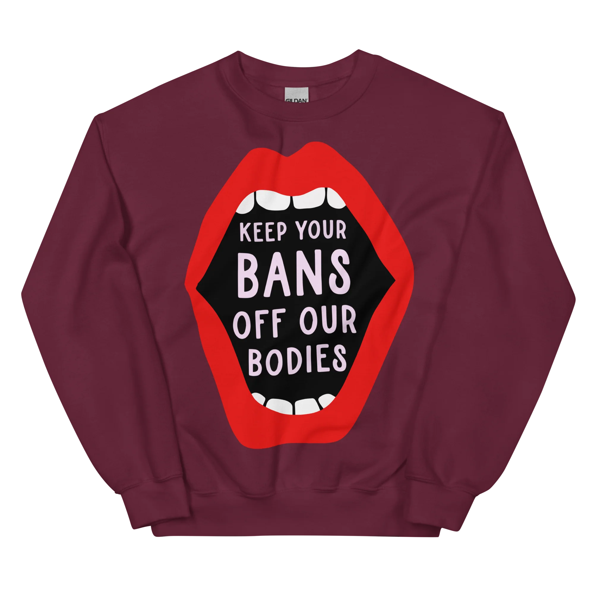 Keep Your Bans Off Our Bodies Sweatshirt - Image 3