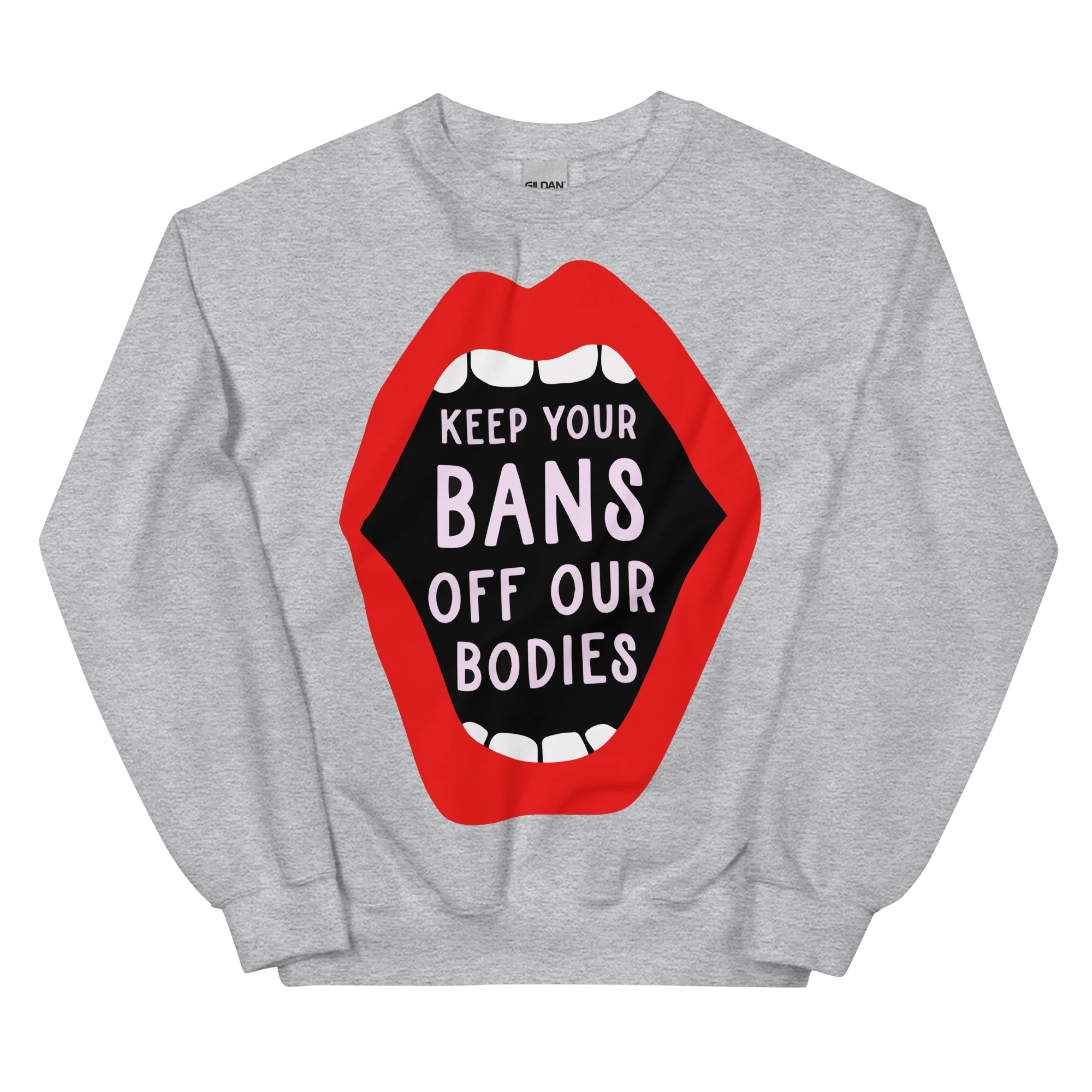 Keep Your Bans Off Our Bodies Sweatshirt - Image 4
