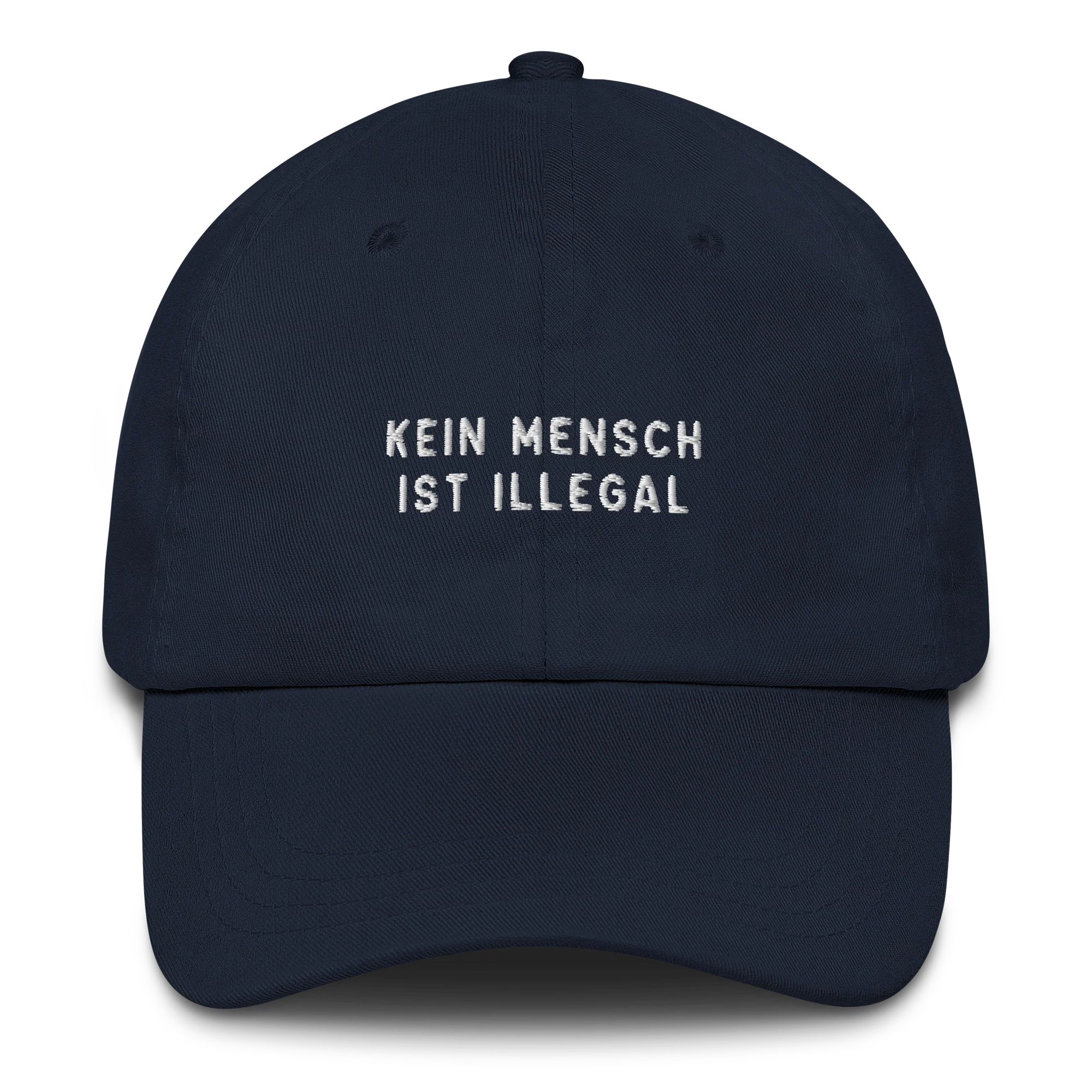 Kein Mensch Ist Illegal Embroidered Cap - Image 8