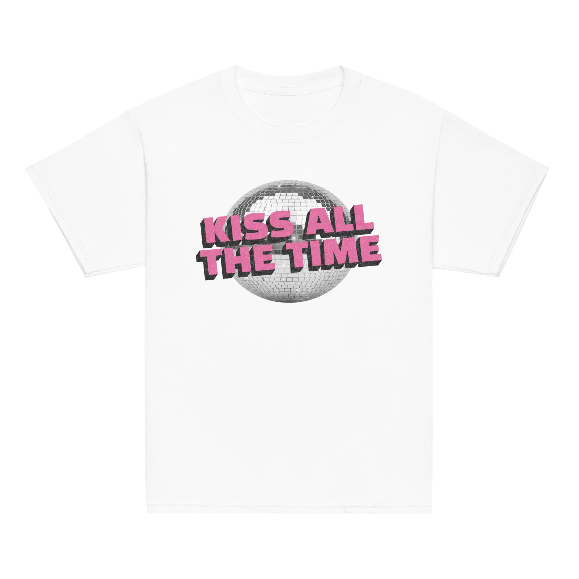 Kiss All The Time Disco Baby Tee - Image 3