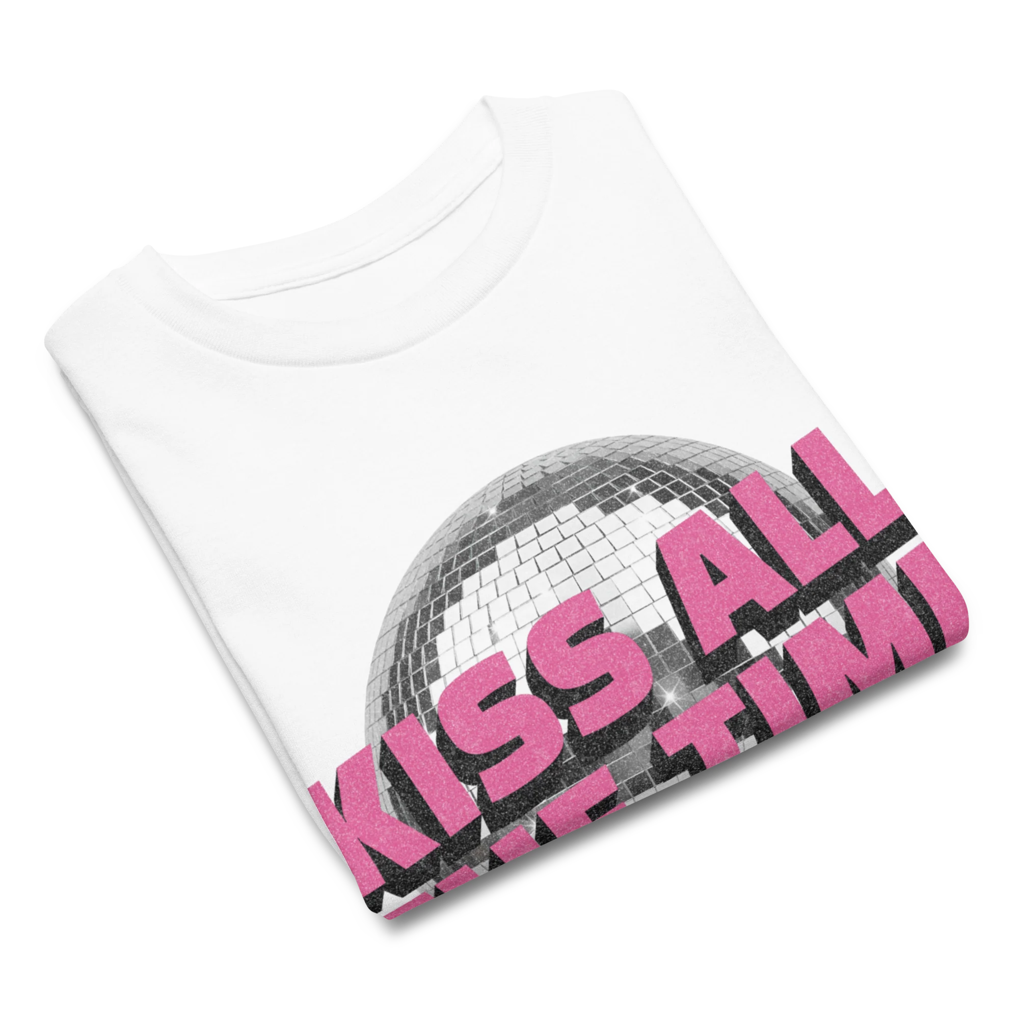 Kiss All The Time Disco Baby Tee - Image 4