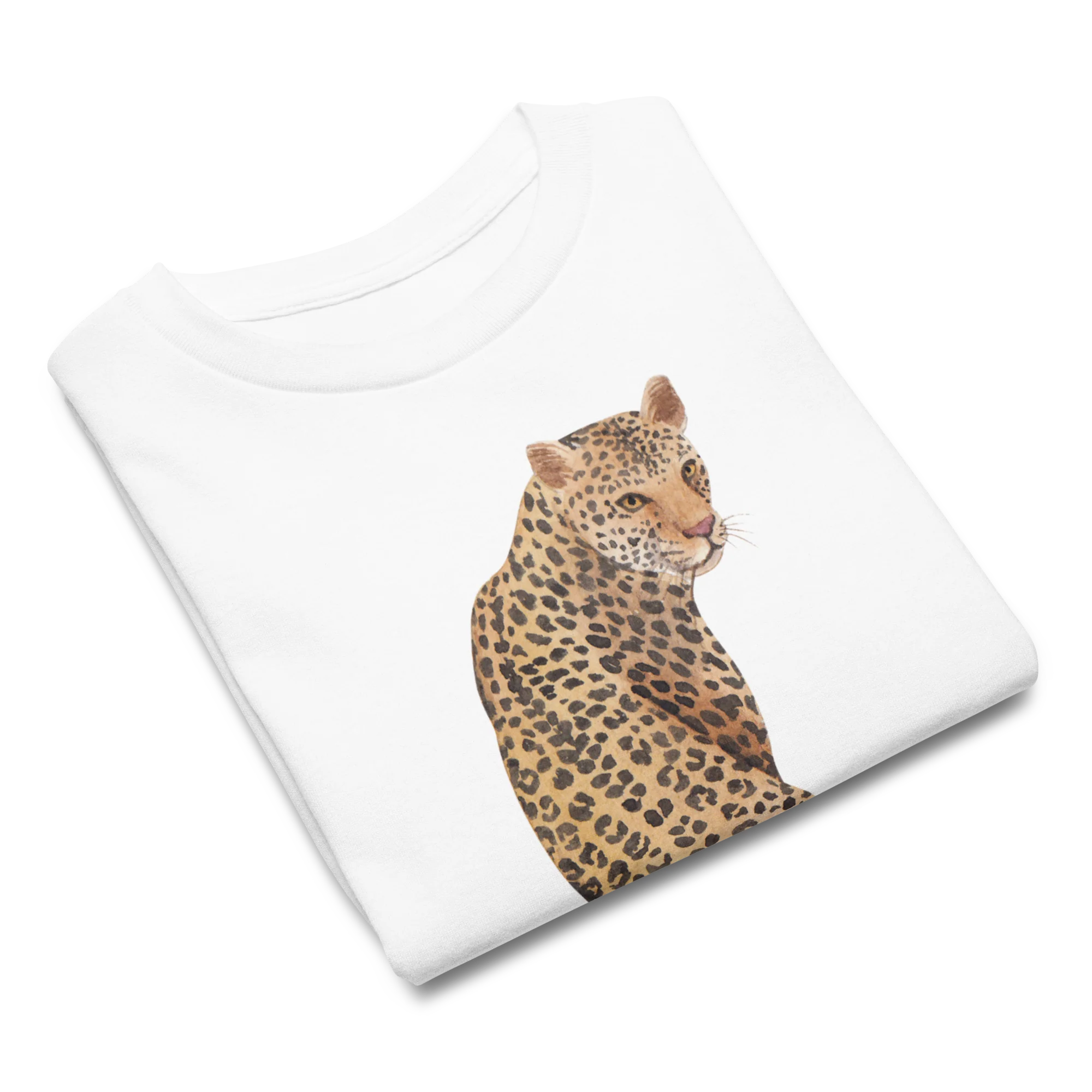 Leopard Watercolor Baby Tee - Image 3