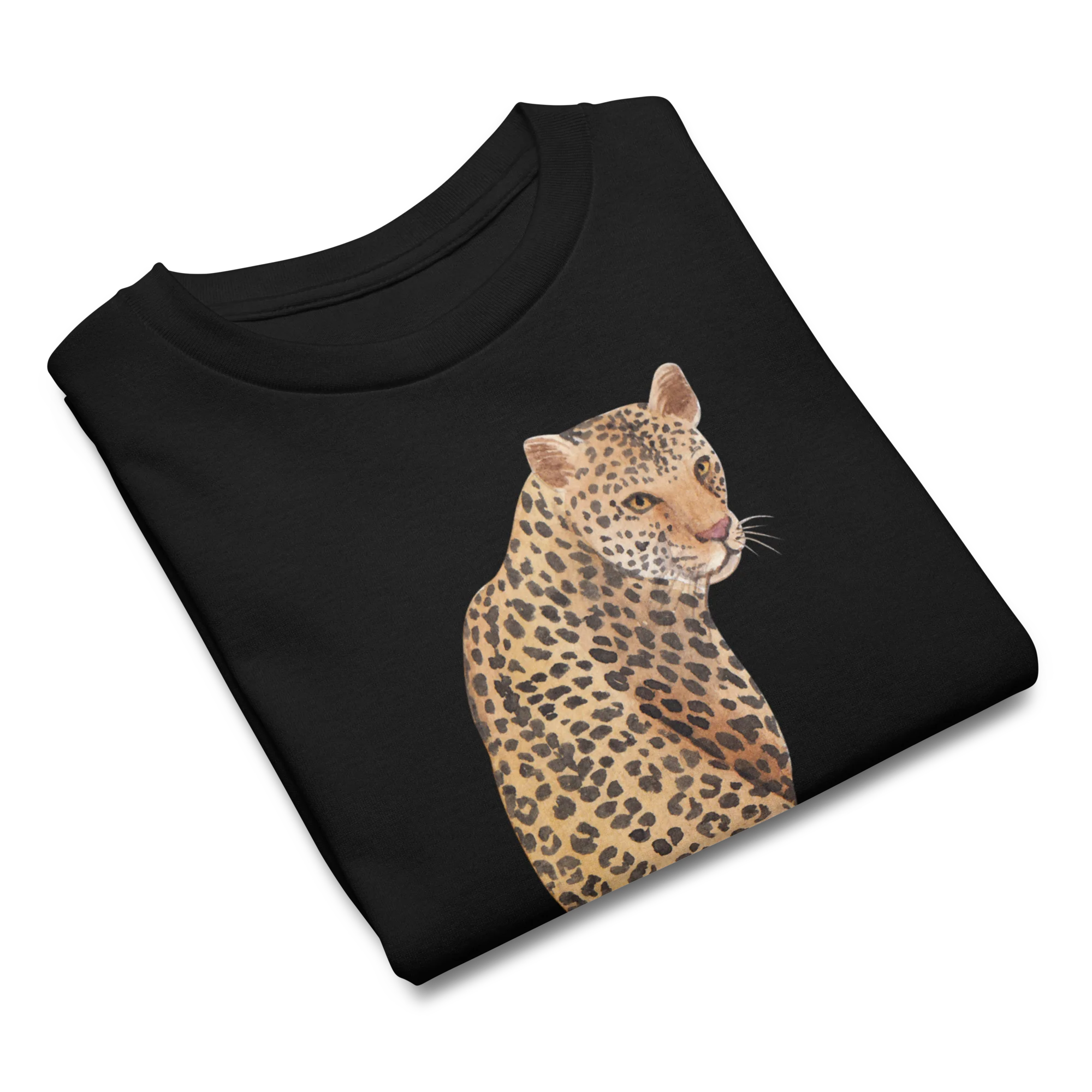 Leopard Watercolor Baby Tee - Image 8