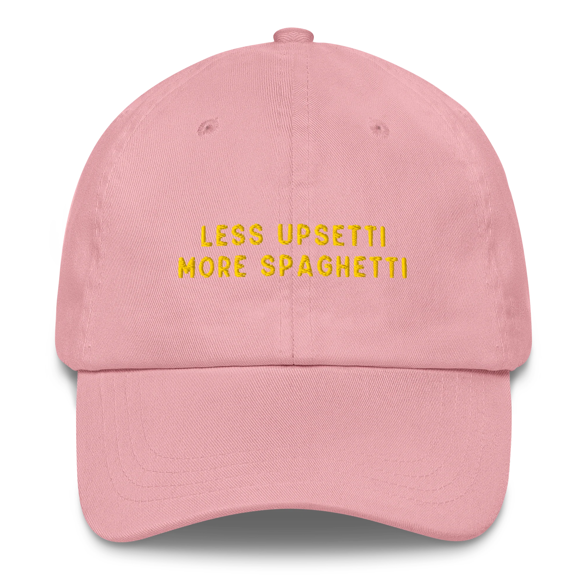 Less Upsetti More Spaghetti Embroidered Cap - Image 3