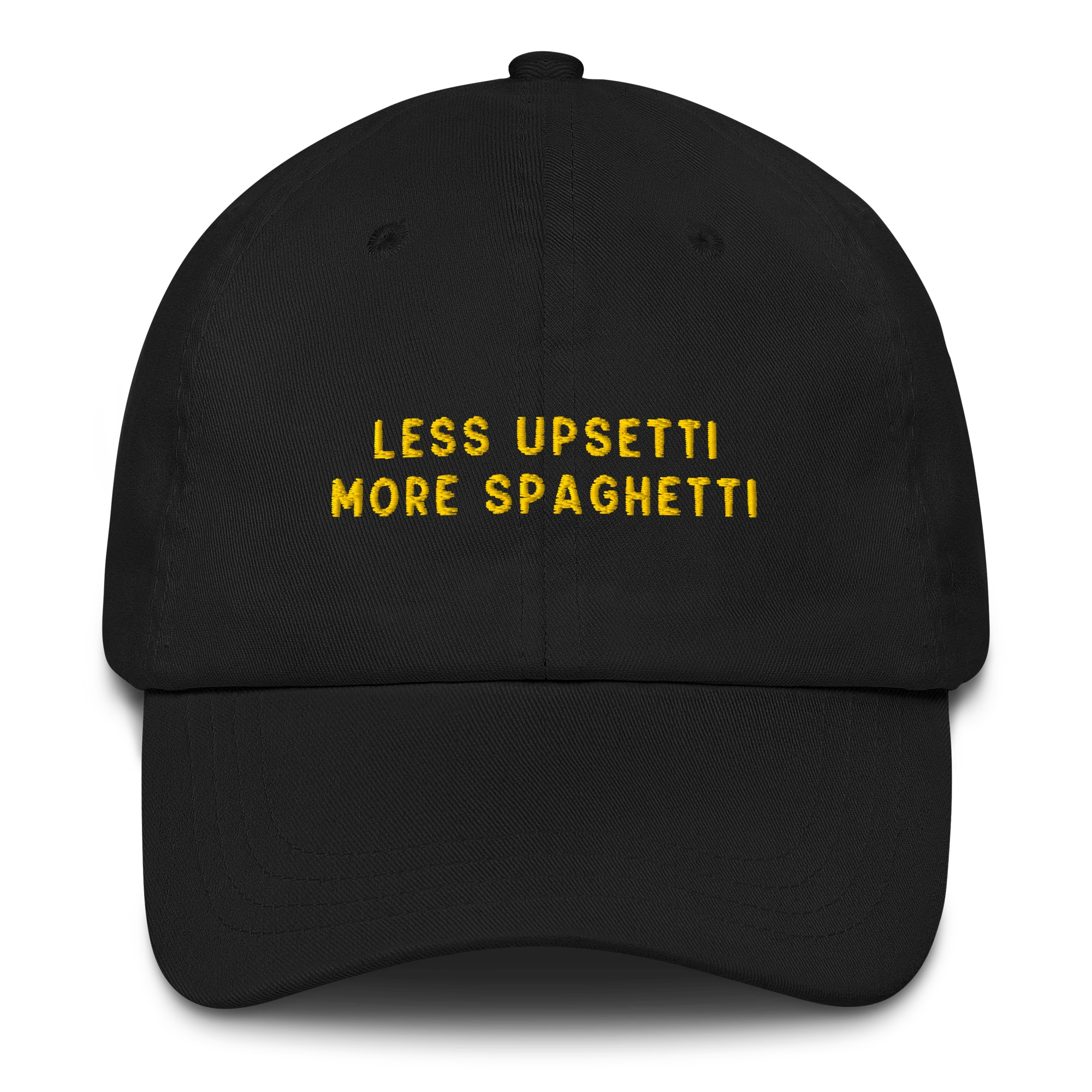 Less Upsetti More Spaghetti Embroidered Cap - Image 7