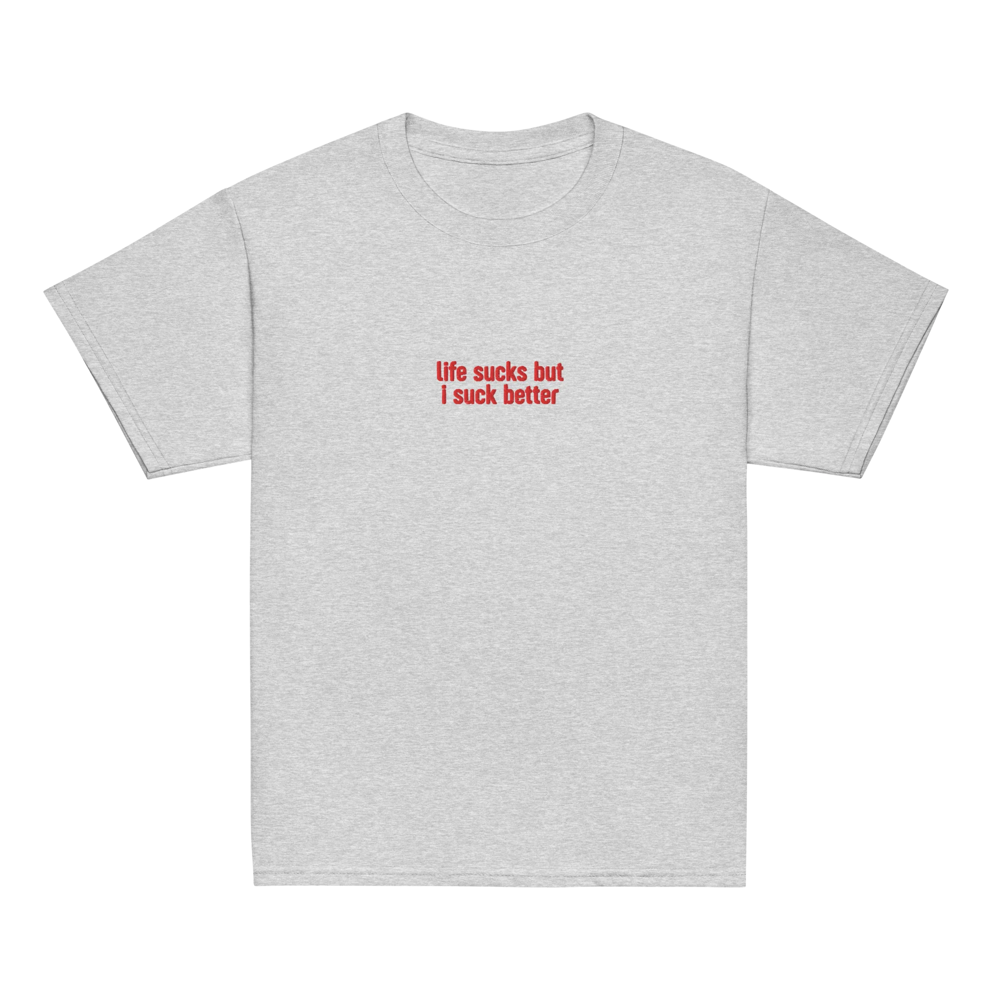 Life Sucks I Suck Better Embroidered Baby Tee - Image 6