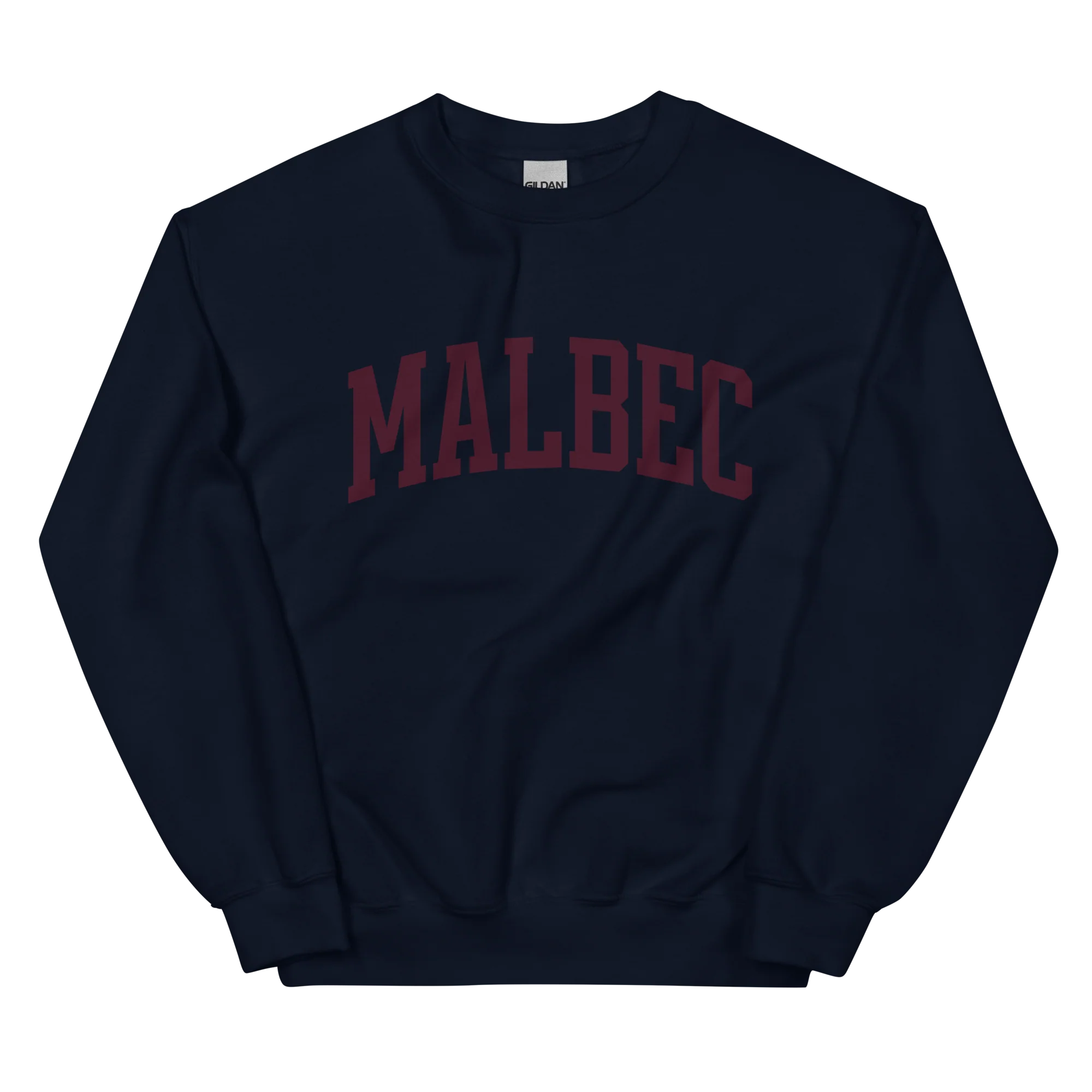 Malbec Red Wine Varsity Sweatshirt - Image 4