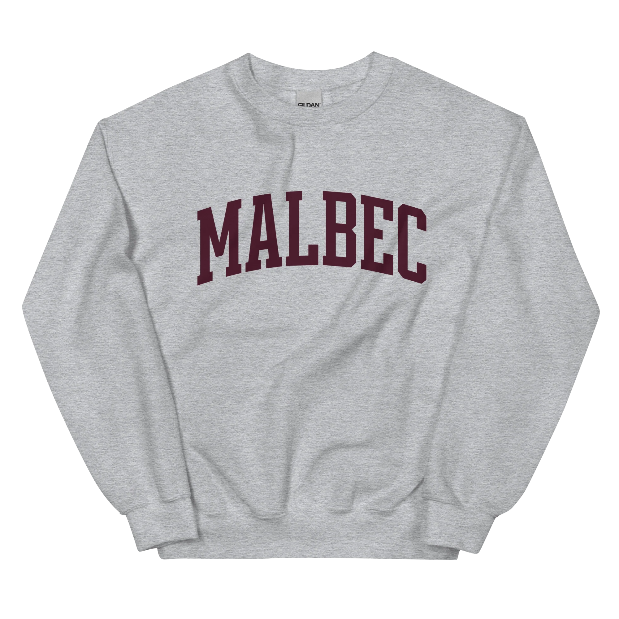 Malbec Red Wine Varsity Sweatshirt - Image 6