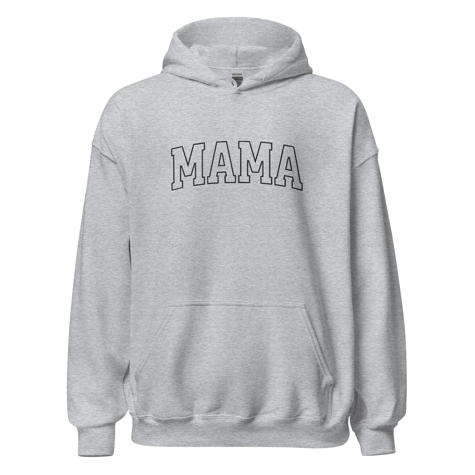 Mama Mother Varsity Embroidered Hoodie - Image 4