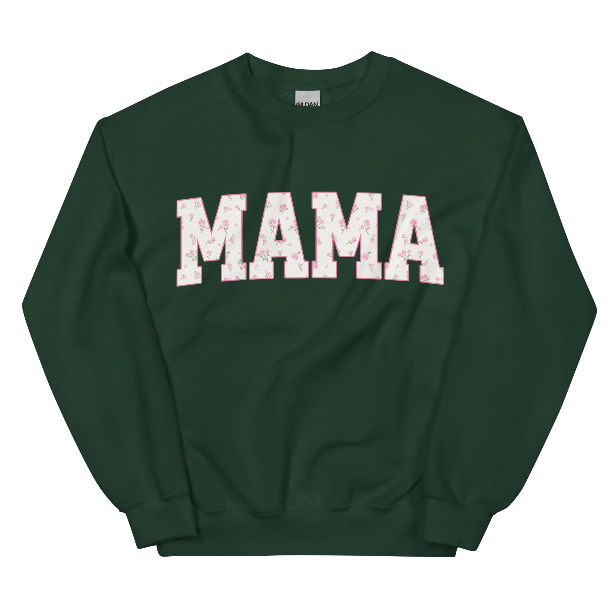 Mama Pink Floral Varsity Sweatshirt - Image 10