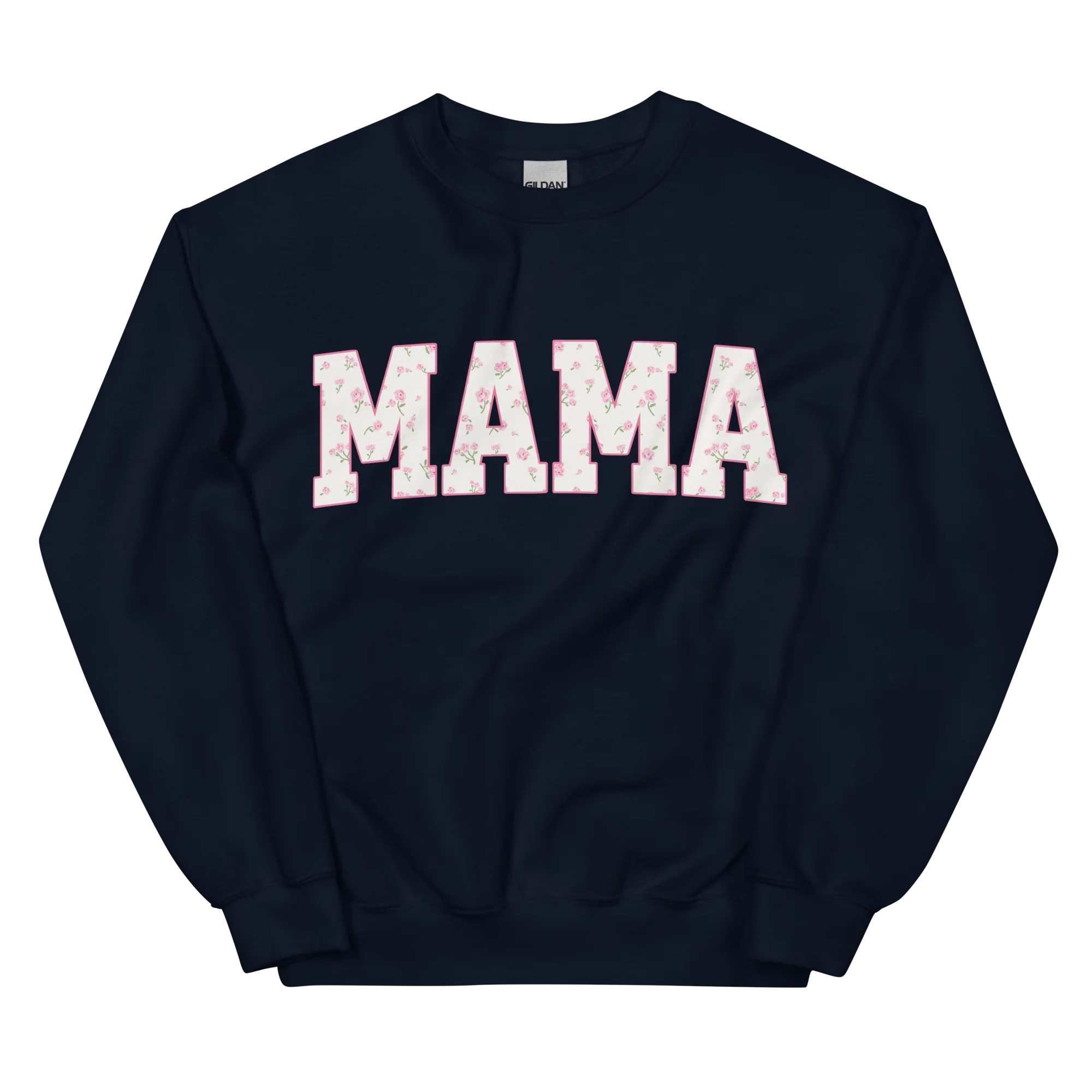 Mama Pink Floral Varsity Sweatshirt - Image 5