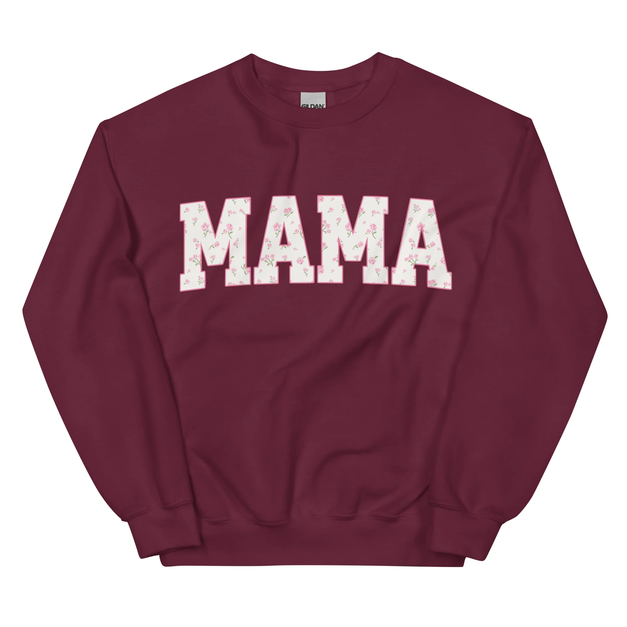 Mama Pink Floral Varsity Sweatshirt - Image 6