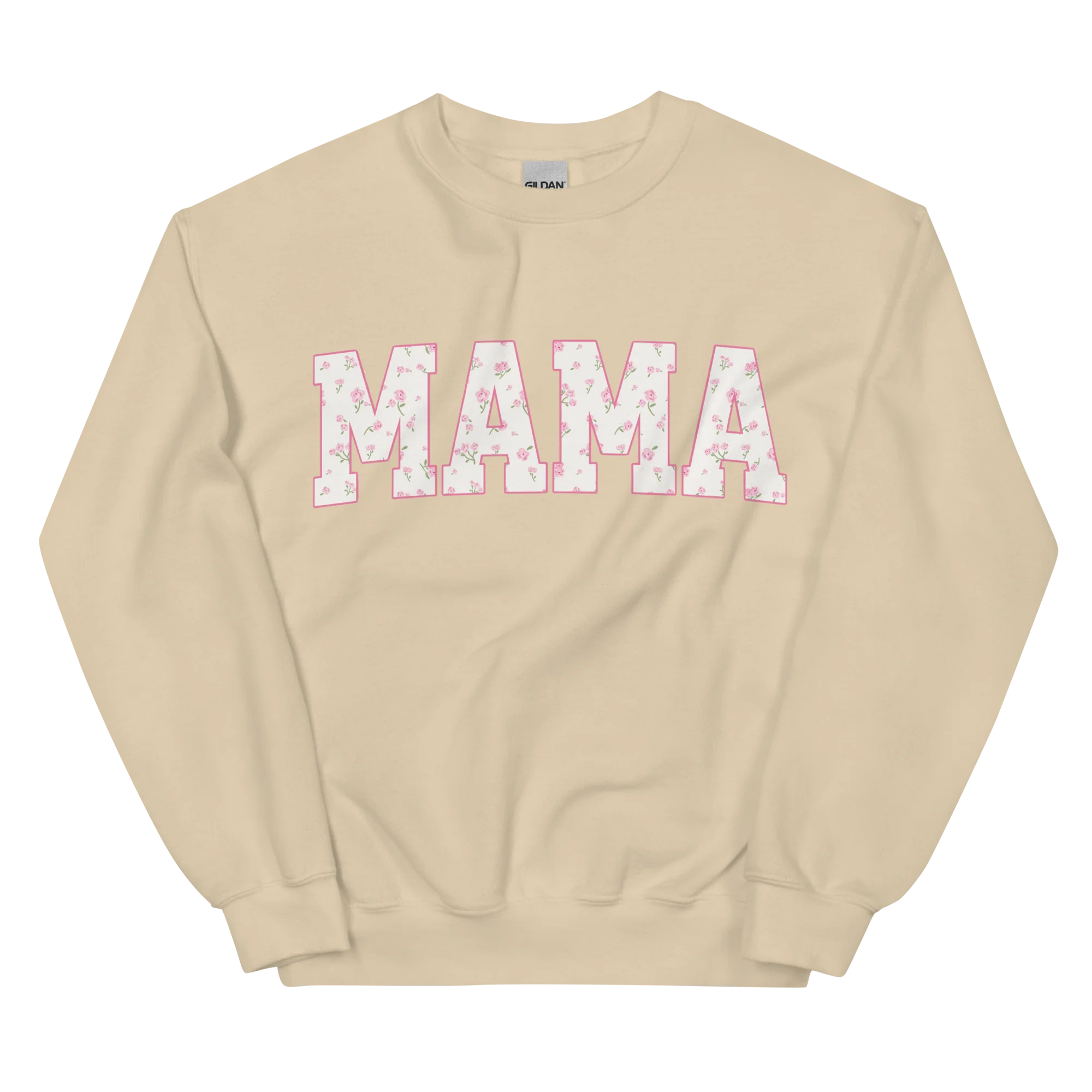Mama Pink Floral Varsity Sweatshirt - Image 8