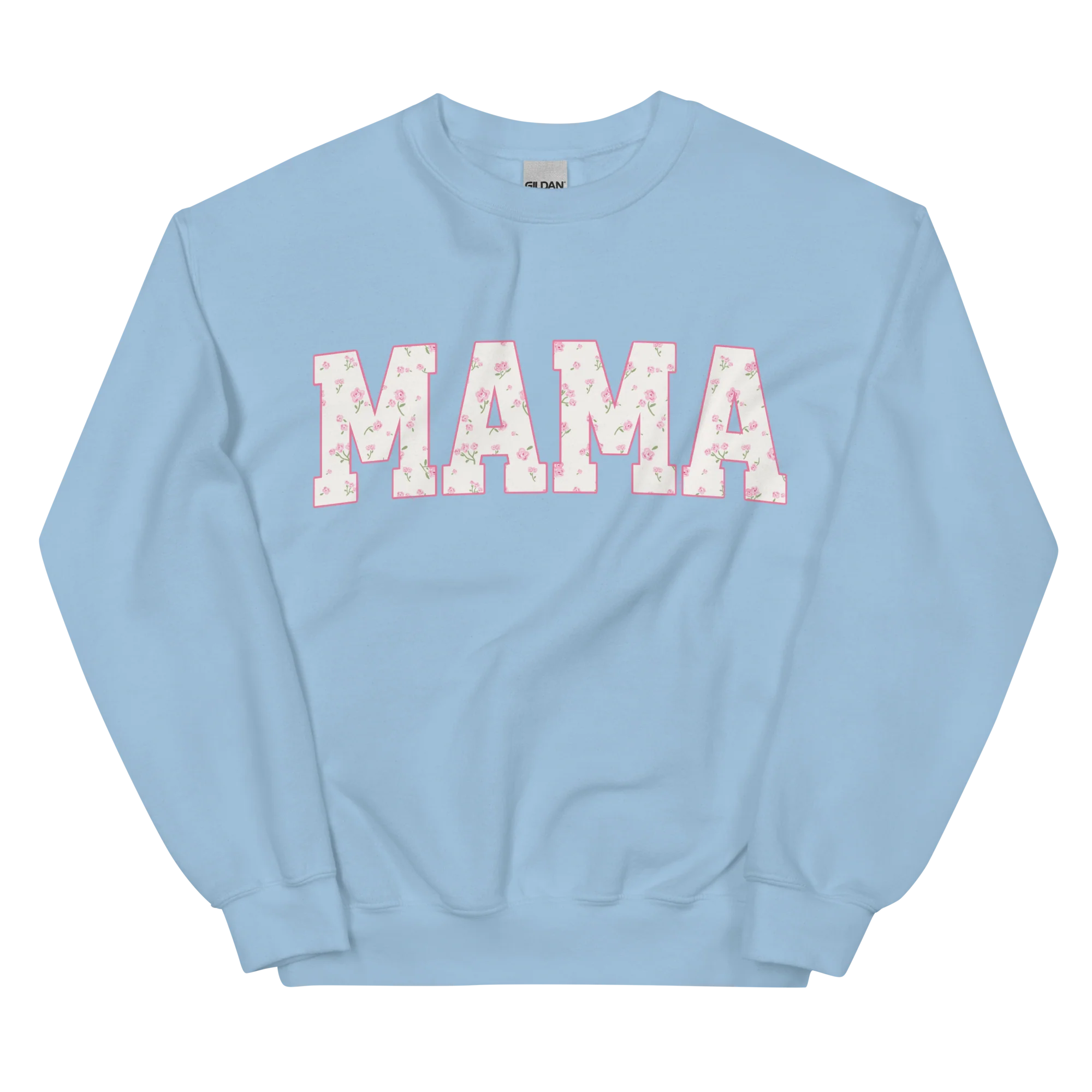 Mama Pink Floral Varsity Sweatshirt - Image 9