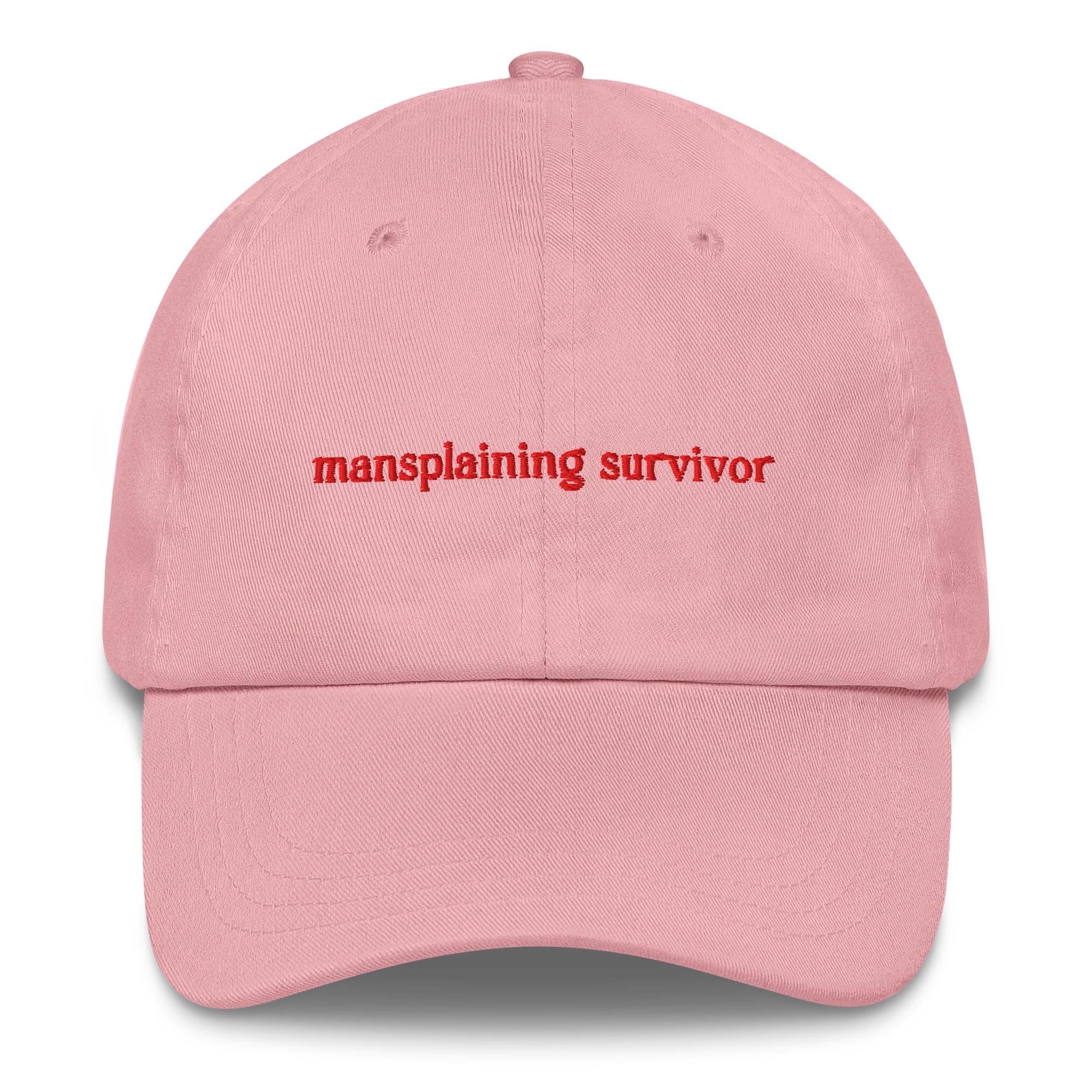 Mansplaining Survivor Embroidered Cap