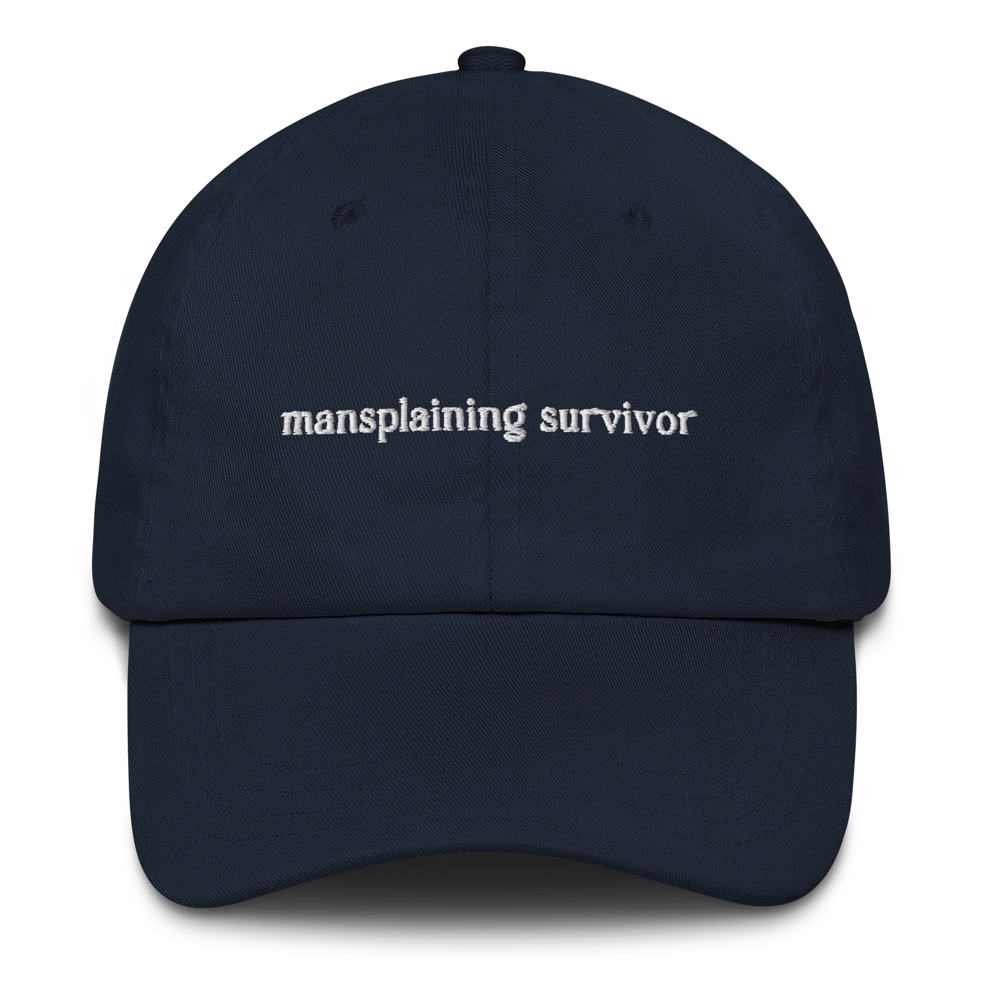 Mansplaining Survivor Embroidered Cap - Image 8