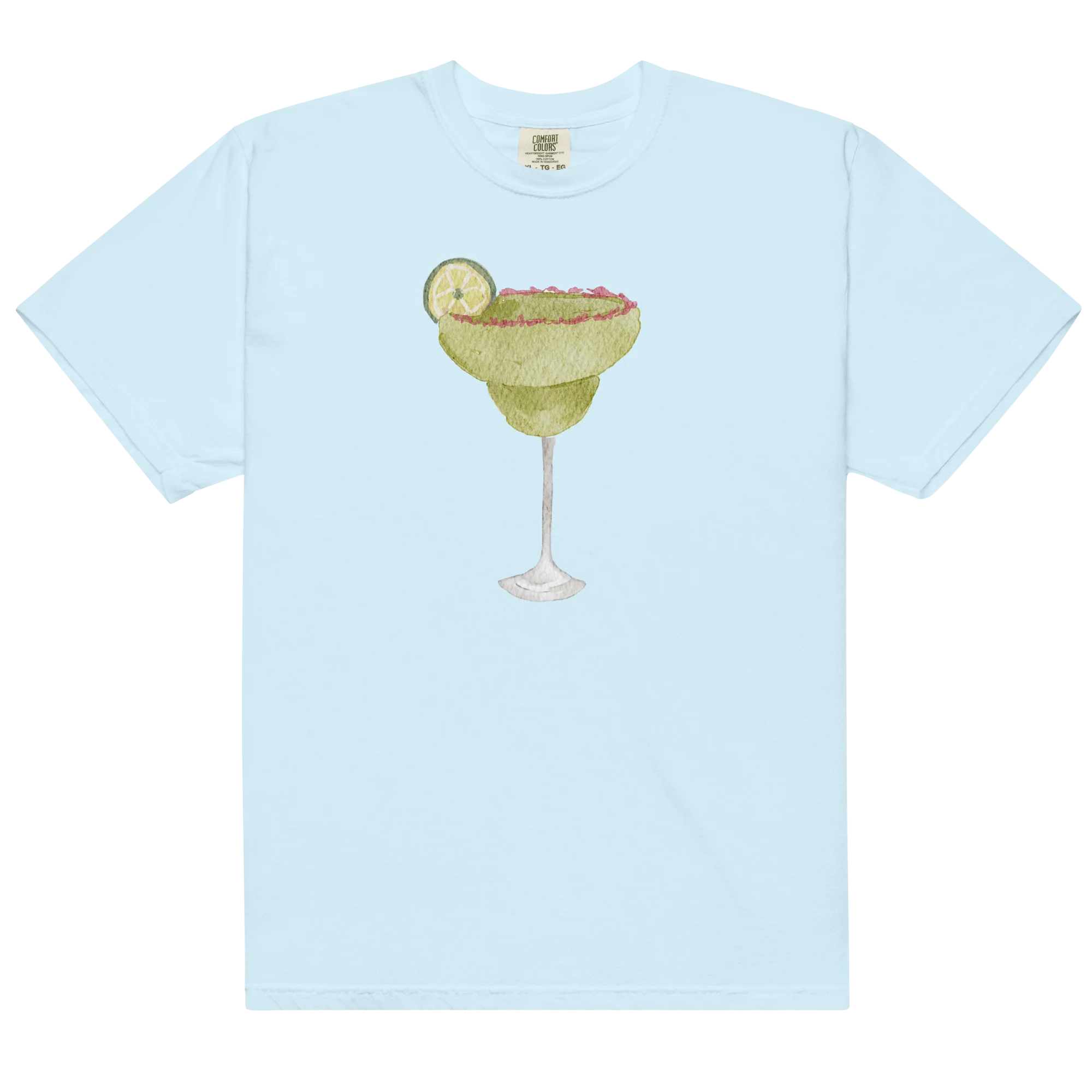Margarita Watercolor Classic T-Shirt - Image 4