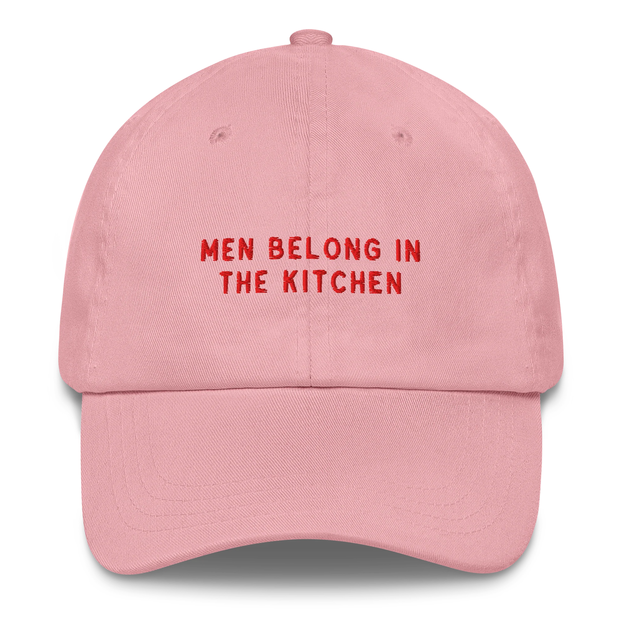 Men Belong In The Kitchen Feminist Embroidered Cap - Image 3