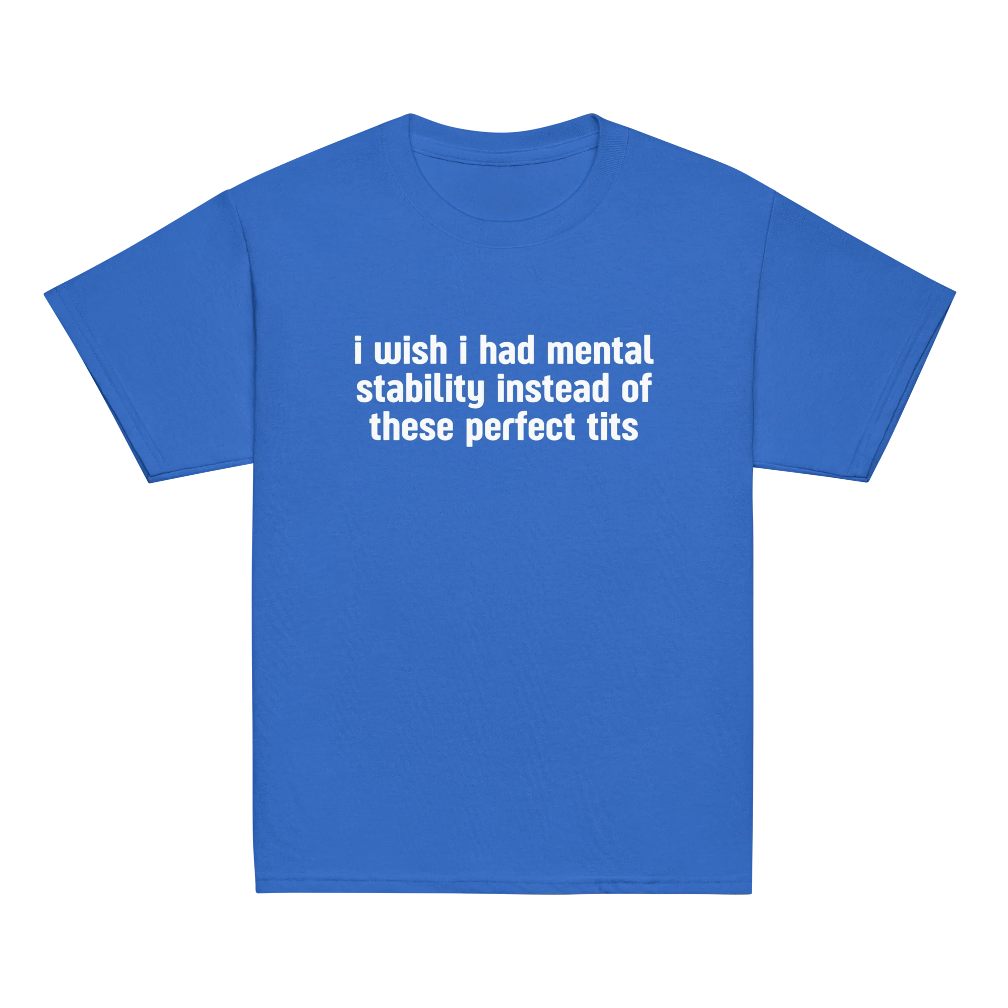 Mental Stability Instead Perfect Tits Baby Tee - Image 10