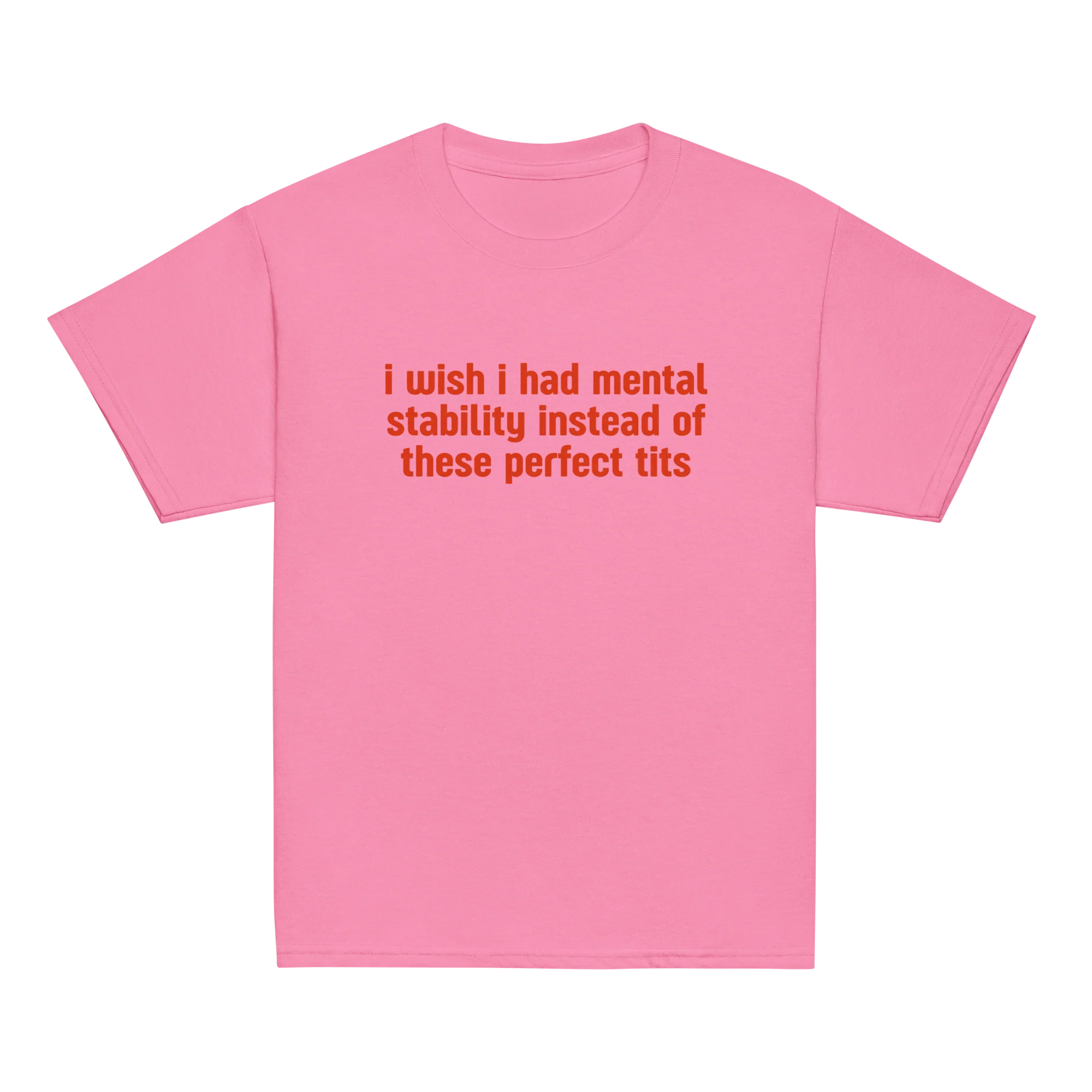 Mental Stability Instead Perfect Tits Baby Tee - Image 5
