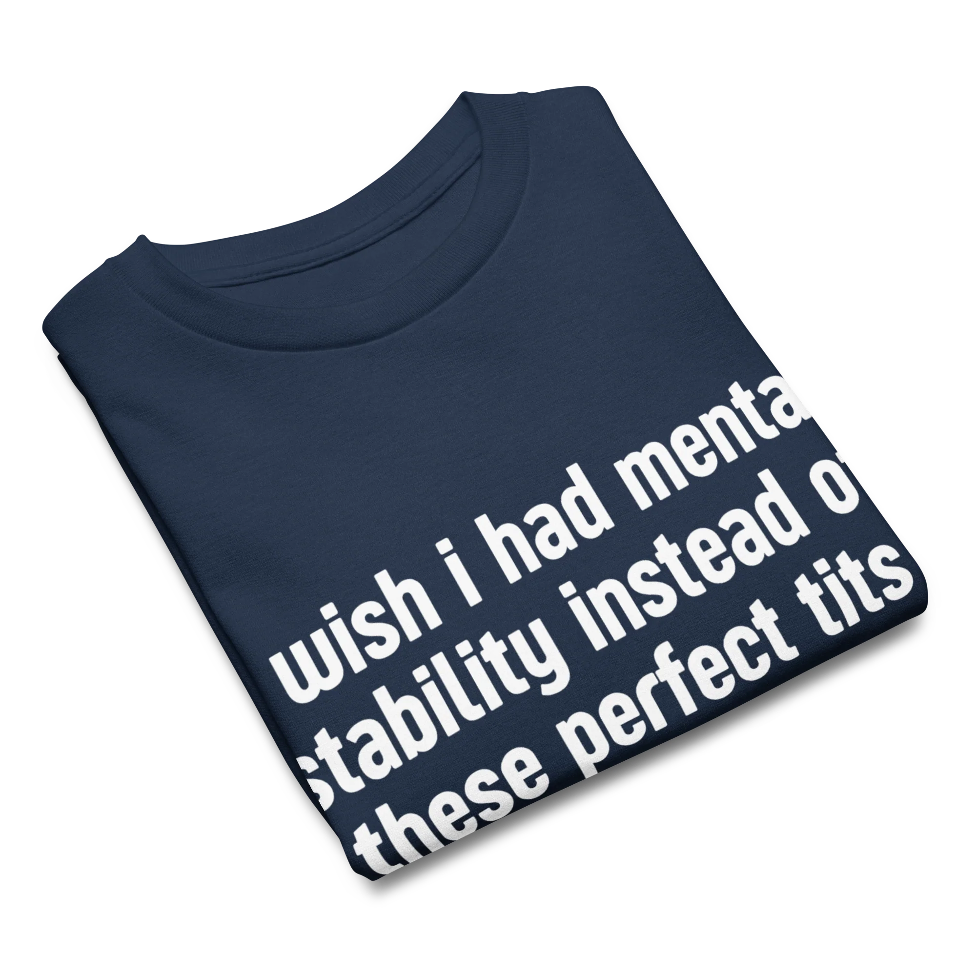Mental Stability Instead Perfect Tits Baby Tee - Image 6