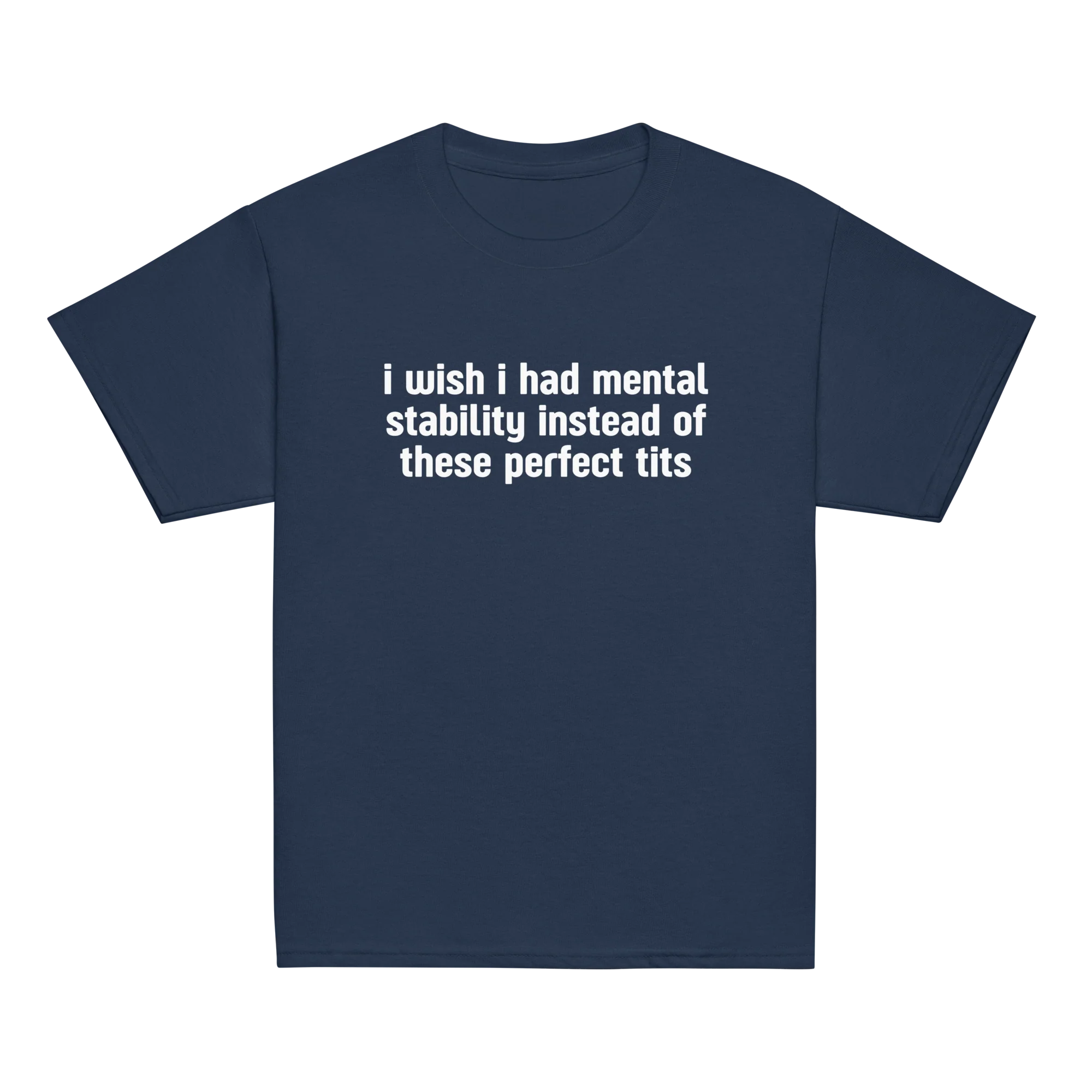 Mental Stability Instead Perfect Tits Baby Tee - Image 7