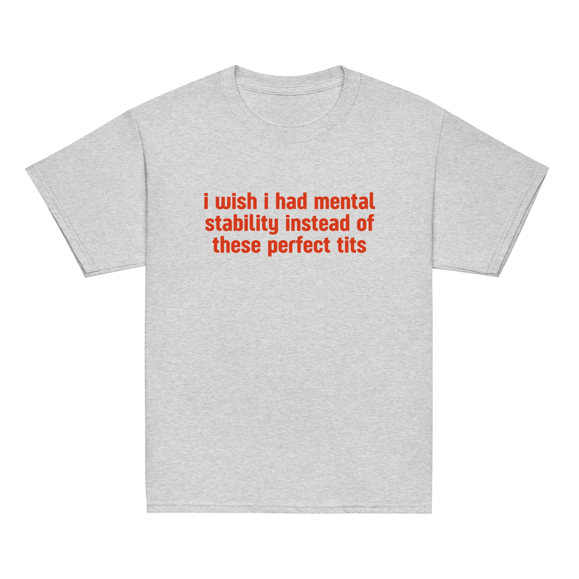 Mental Stability Instead Perfect Tits Baby Tee - Image 8