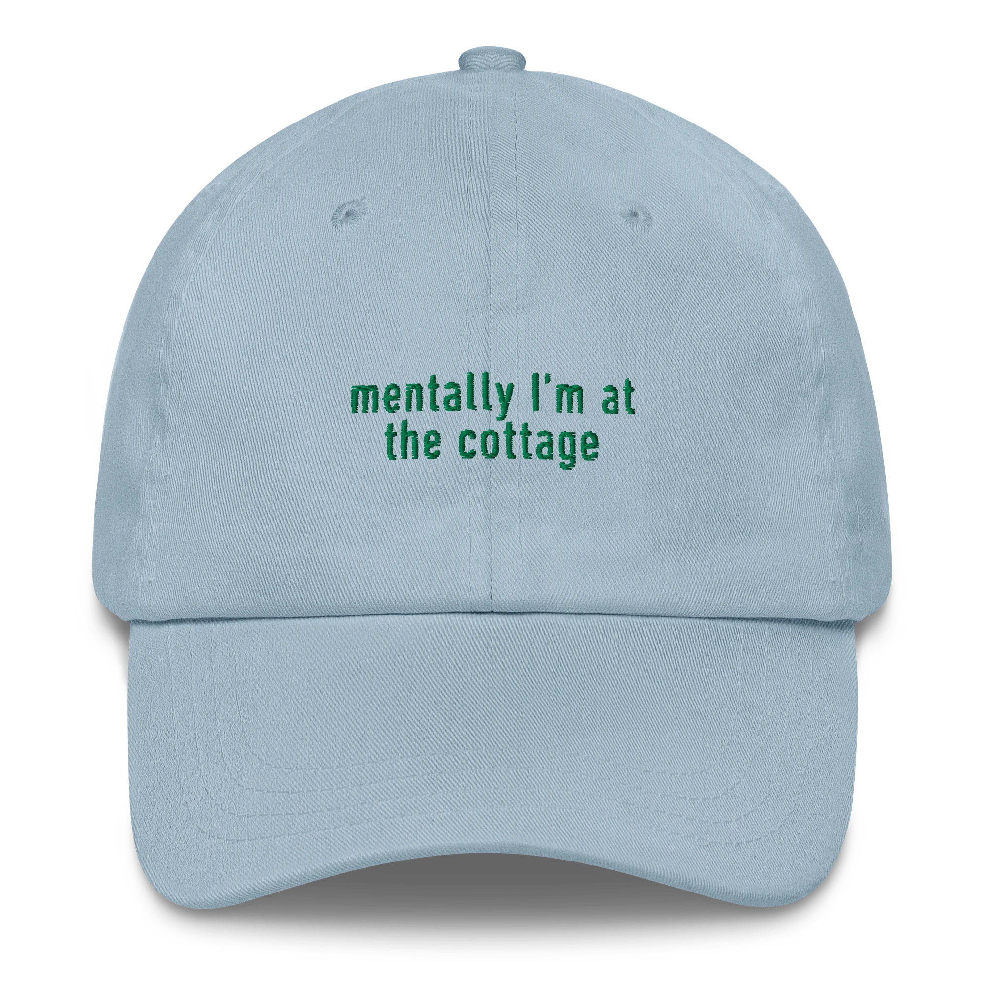 Mentally I’m at the Cottage HR Embroidered Cap - Image 4