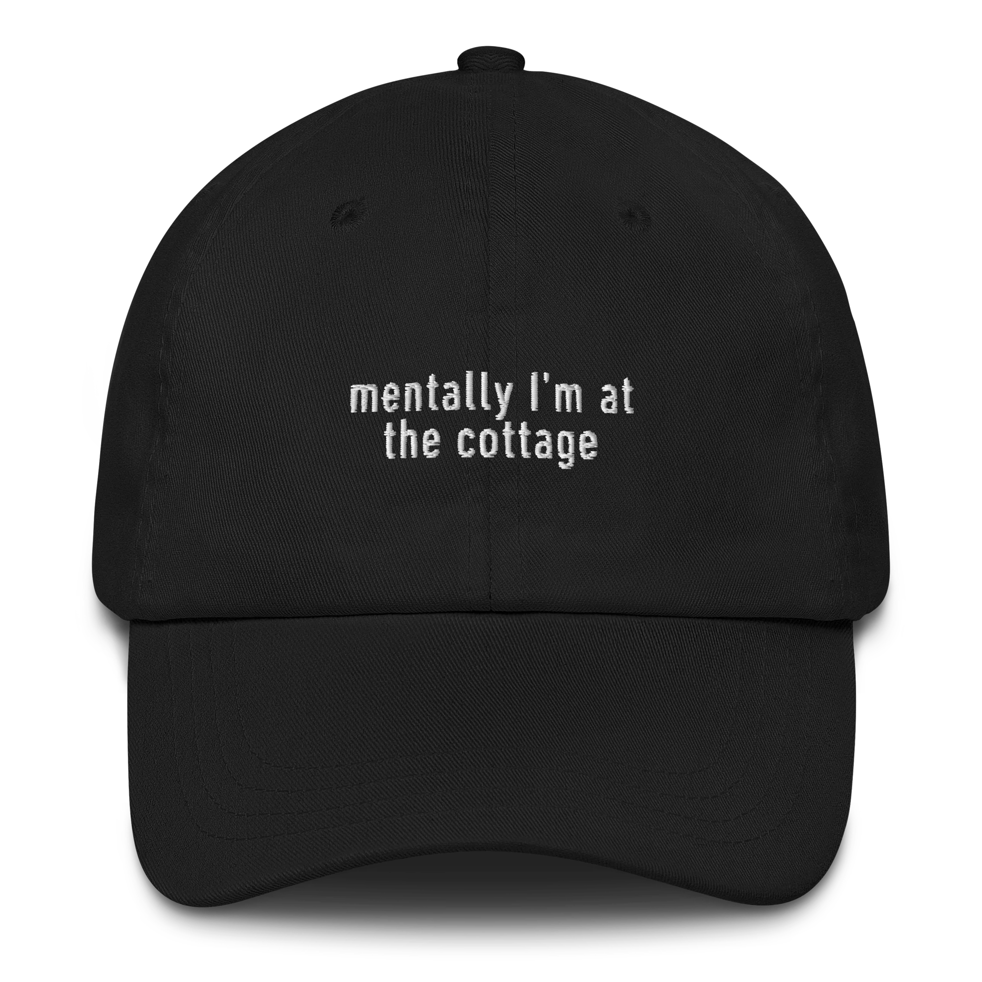 Mentally I’m at the Cottage HR Embroidered Cap - Image 8