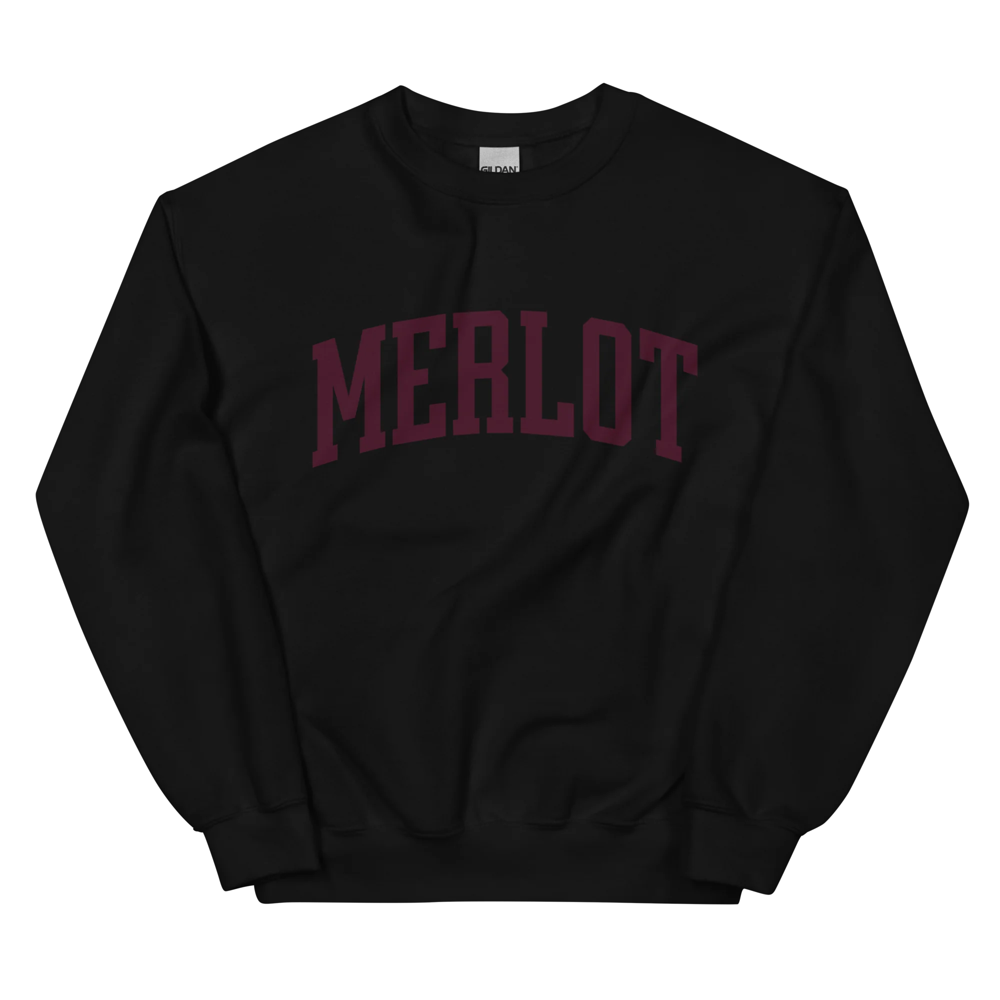 Merlot Red Wine Varsity Sweatshirt - Image 10
