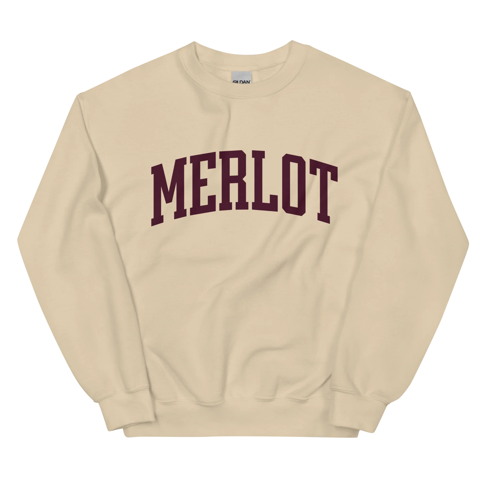 Merlot Red Wine Varsity Sweatshirt - Image 3