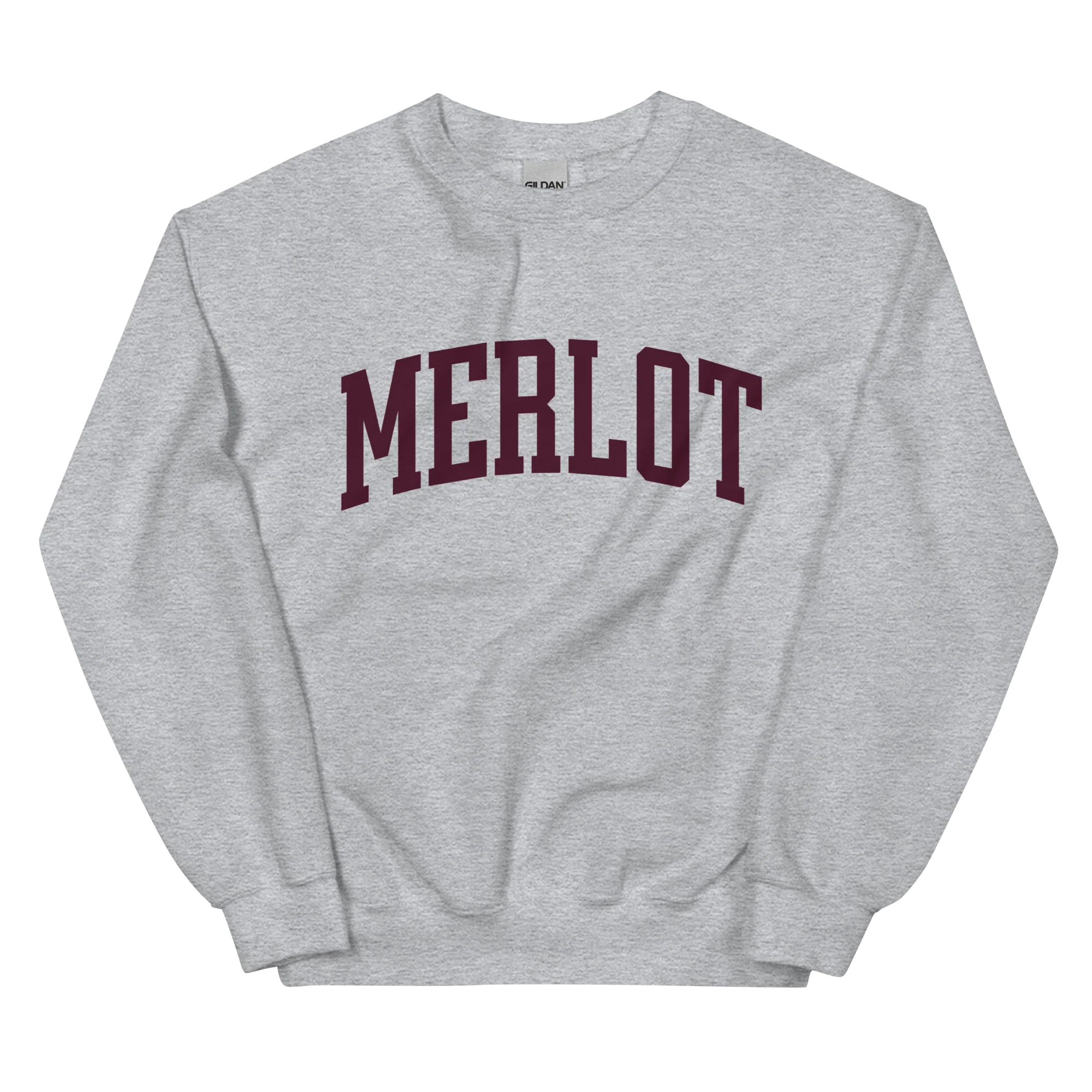 Merlot Red Wine Varsity Sweatshirt - Image 4