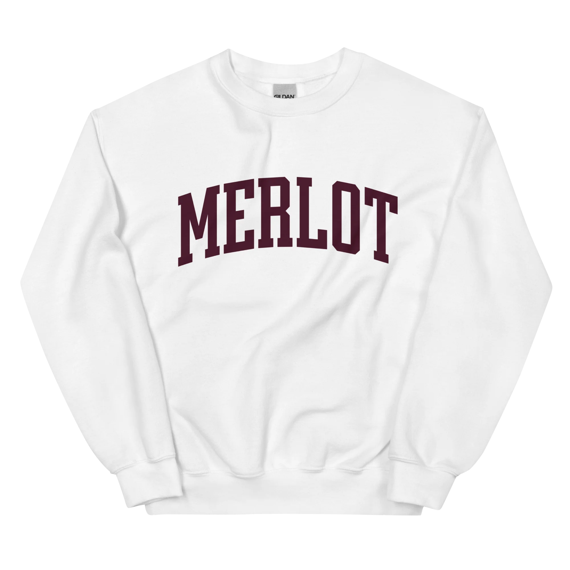 Merlot Red Wine Varsity Sweatshirt - Image 6