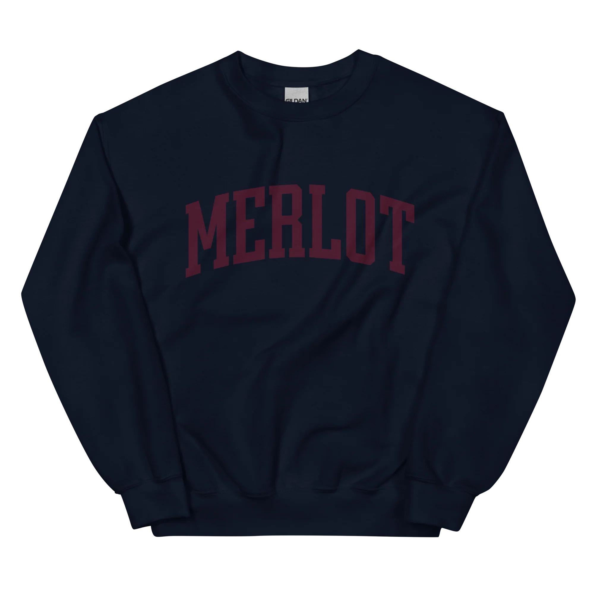Merlot Red Wine Varsity Sweatshirt - Image 8