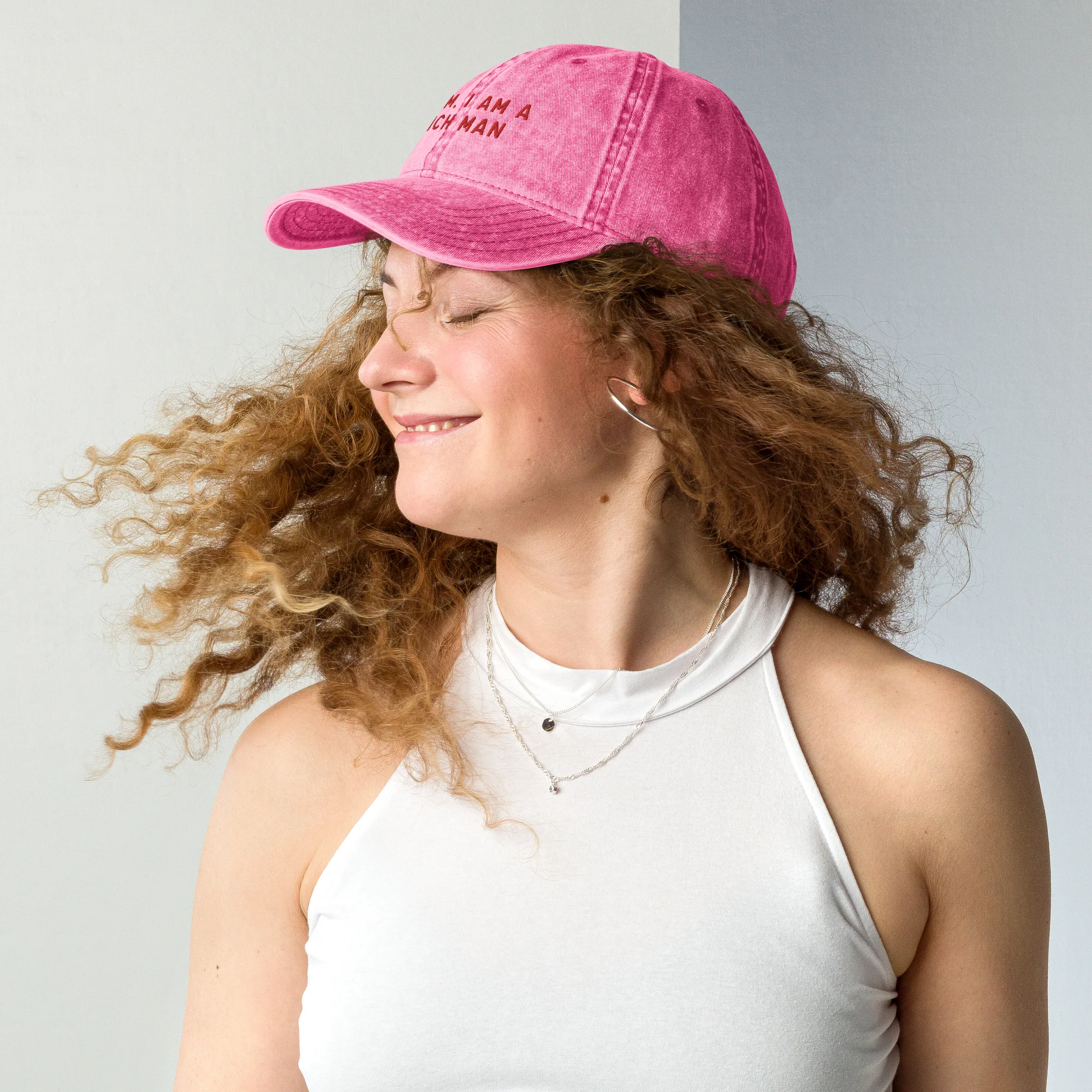 Mom, I am a Rich Man Embroidered Vintage Cap - Image 2