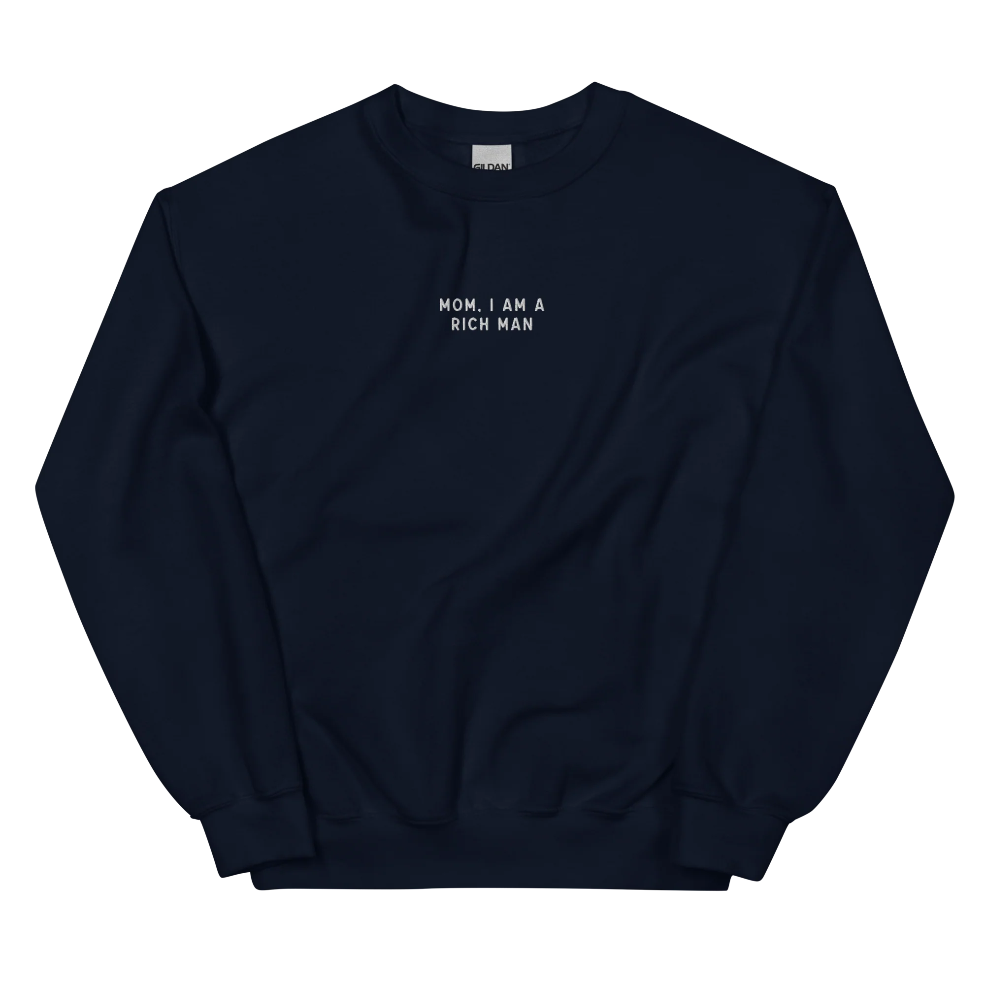 Mom, I am a Rich Man Feminist Embroidered Sweatshirt - Image 8