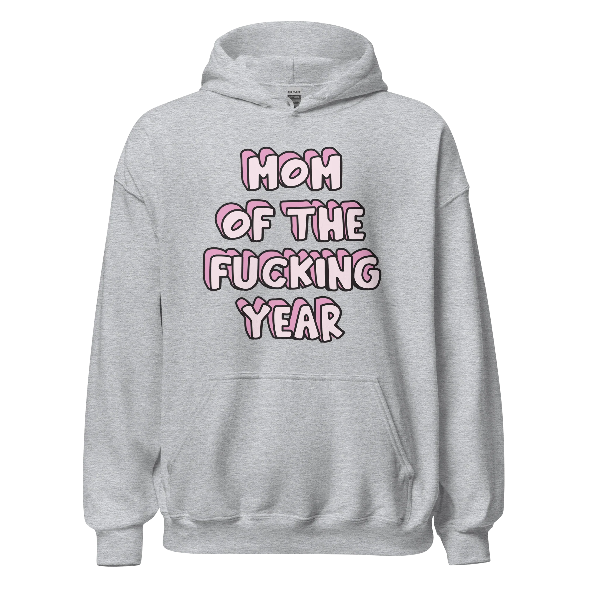 Mom of the Fucking Year Mother Hoodie - Image 11