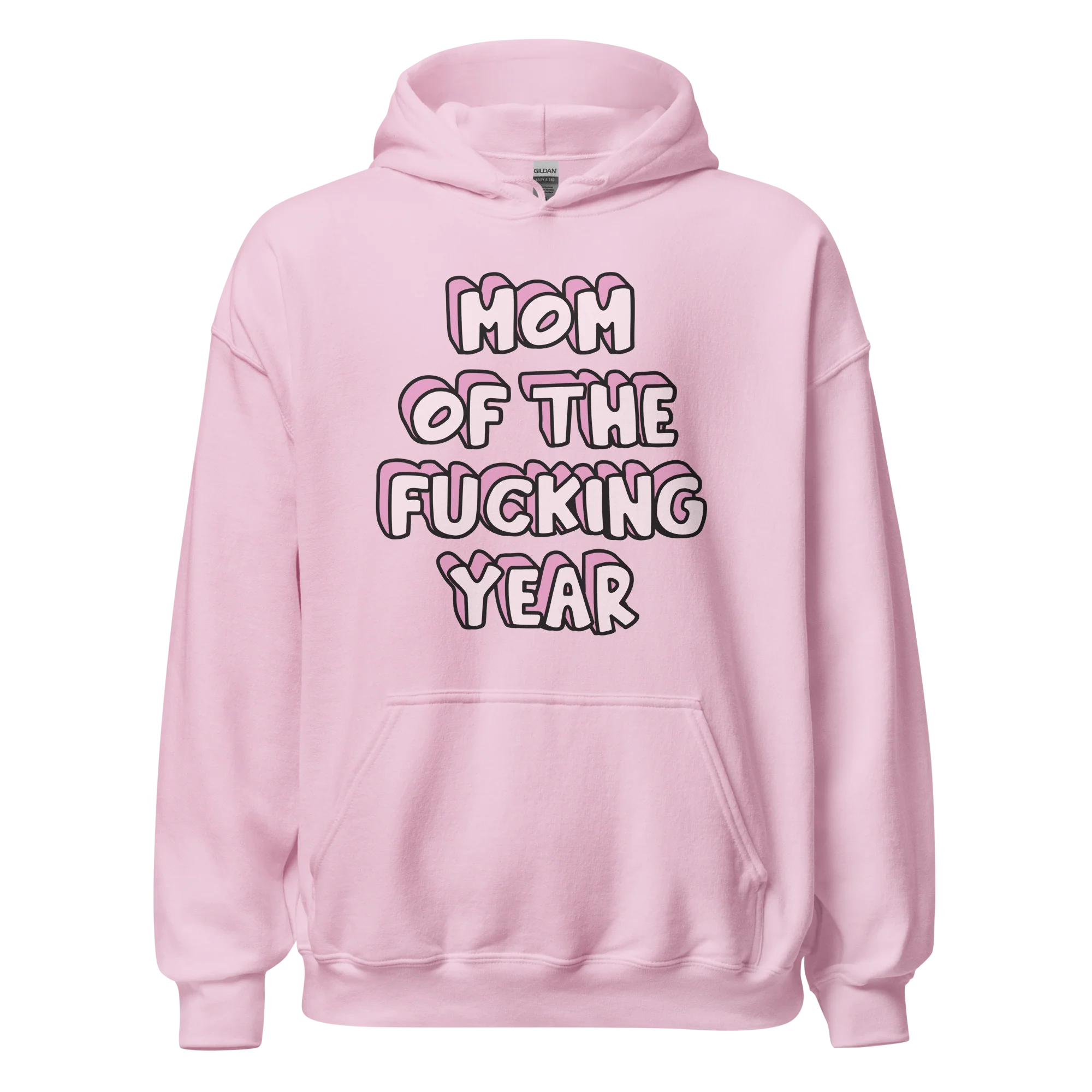 Mom of the Fucking Year Mother Hoodie - Image 3