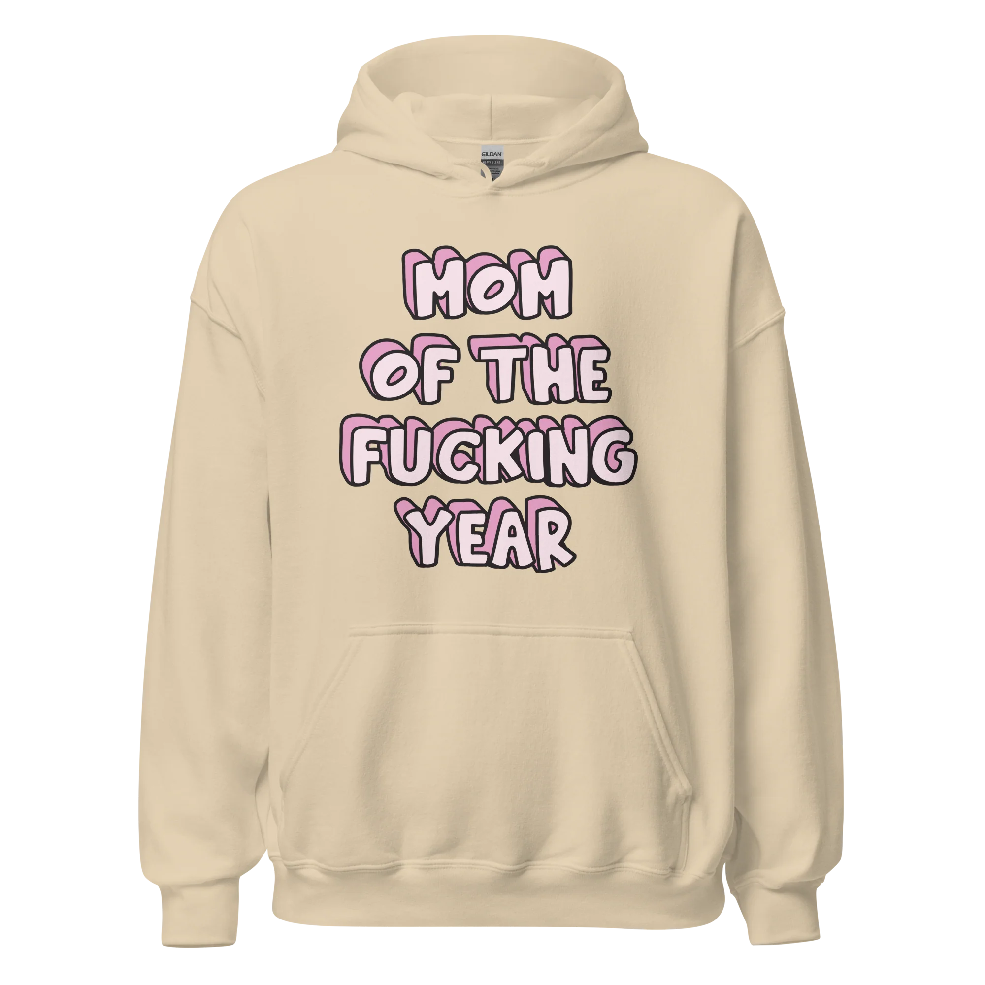 Mom of the Fucking Year Mother Hoodie - Image 9