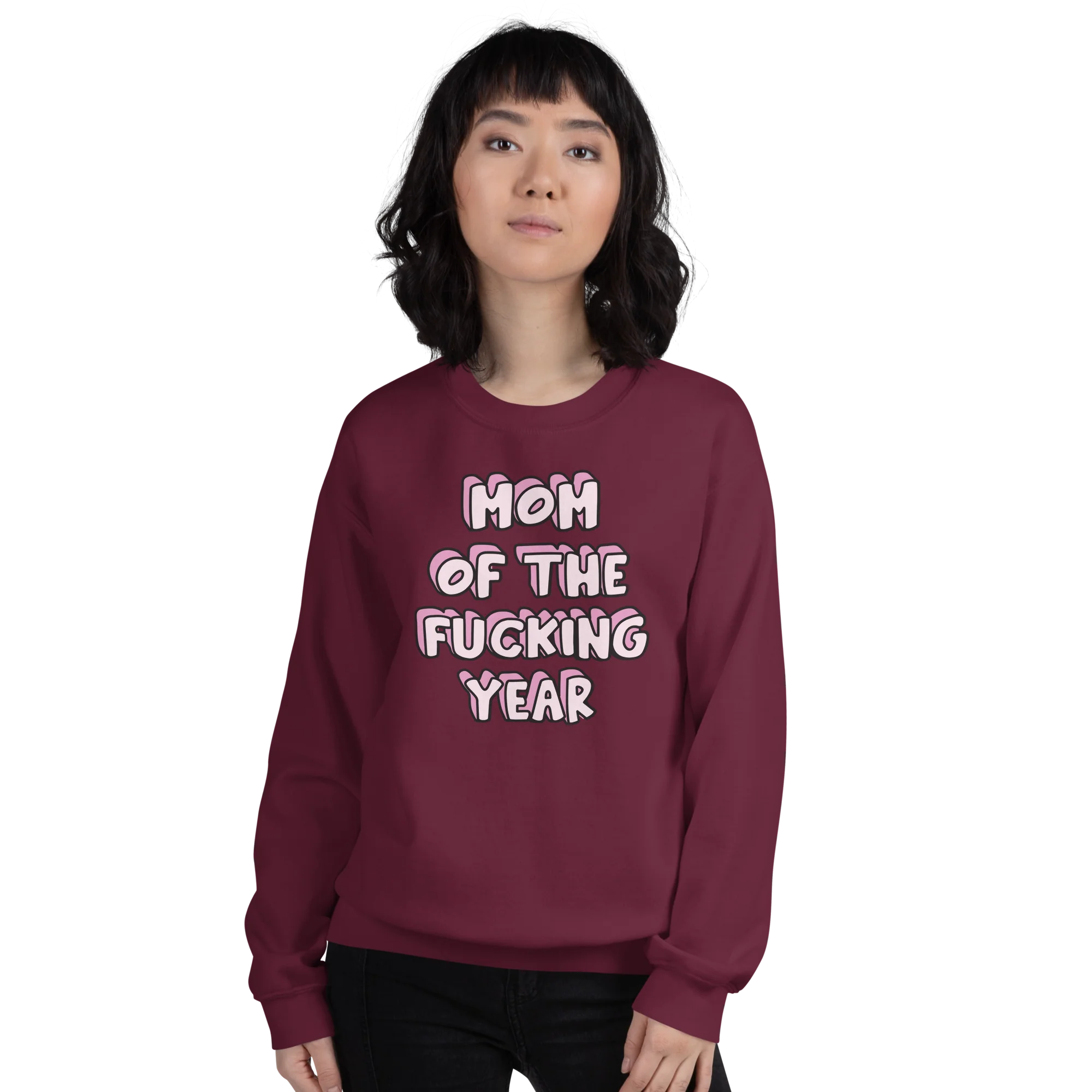 Mom of the Fucking Year Mother Sweatshirt - Image 7
