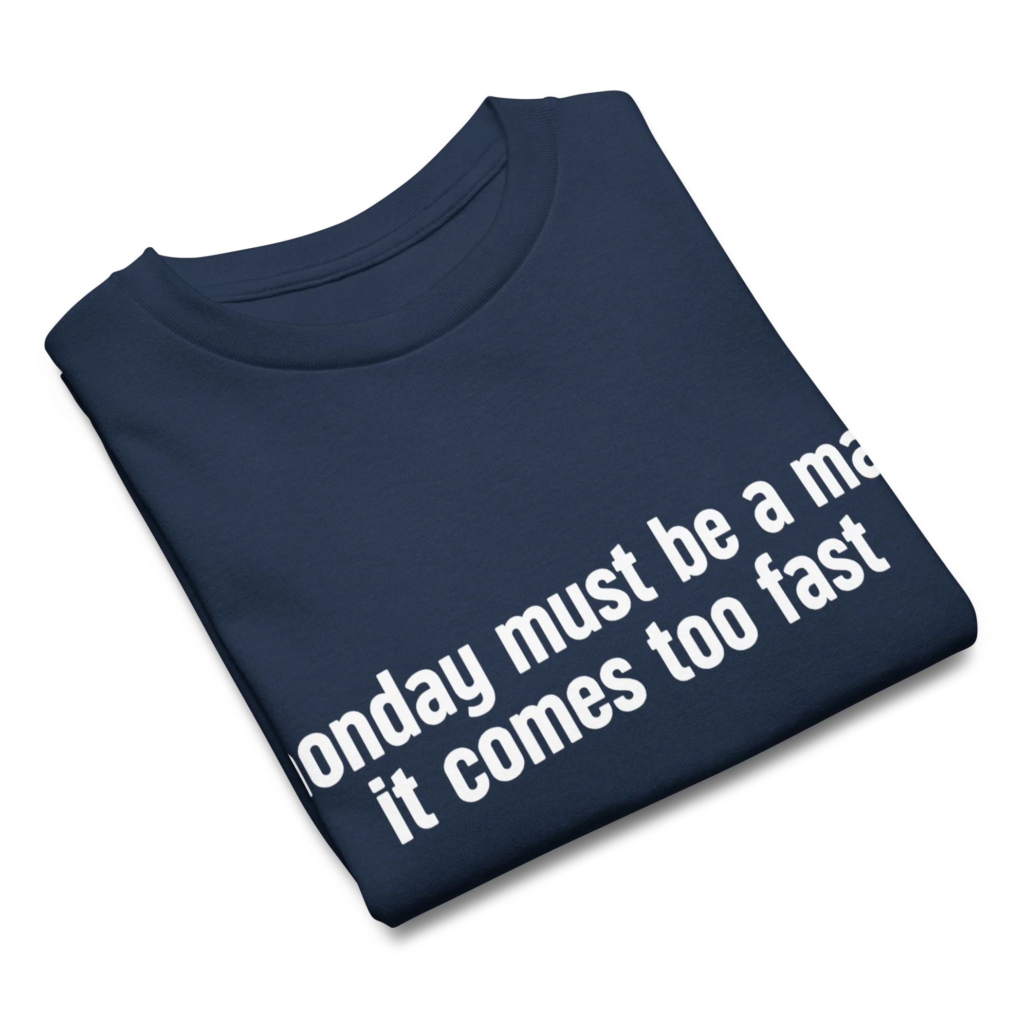 Monday Must Be a Man Comes Too Fast Baby Tee - Image 6