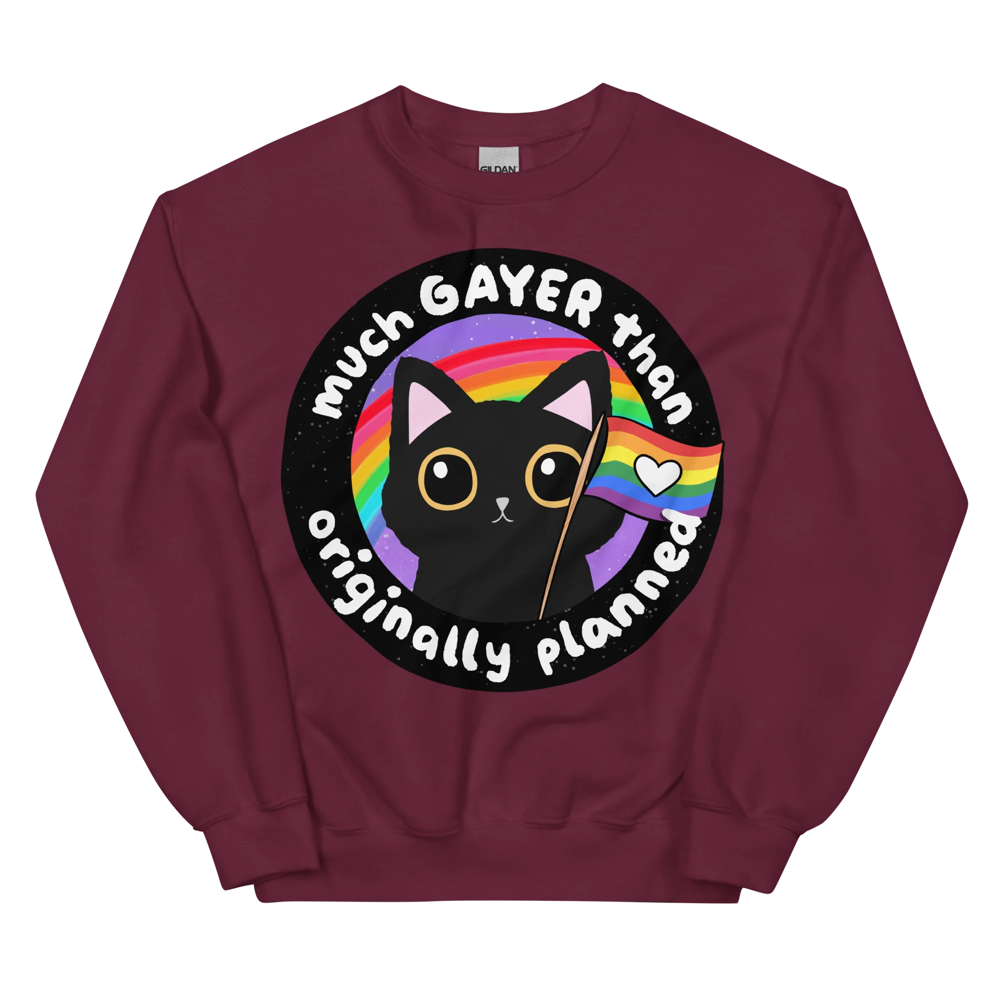 Much Gayer Than Planned Pride Sweatshirt - Image 3